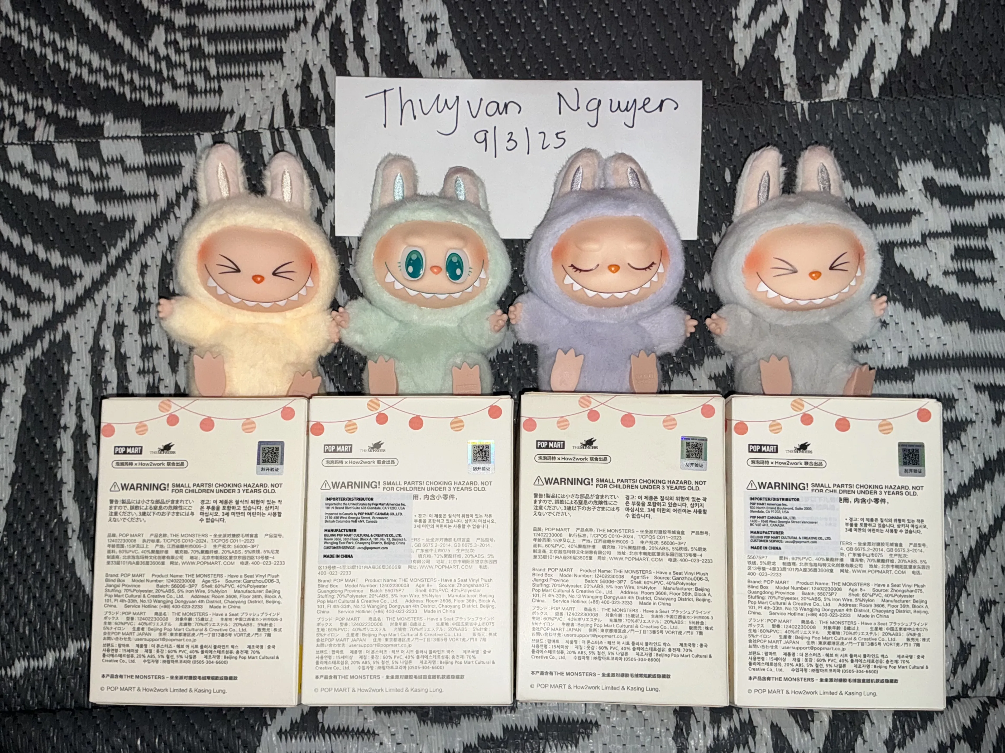 ＜LABUBU THE MONSTERS Have a Seat シリーズ2＞ Labubu The Monsters Have A Seat Summer Party Macaron Plush