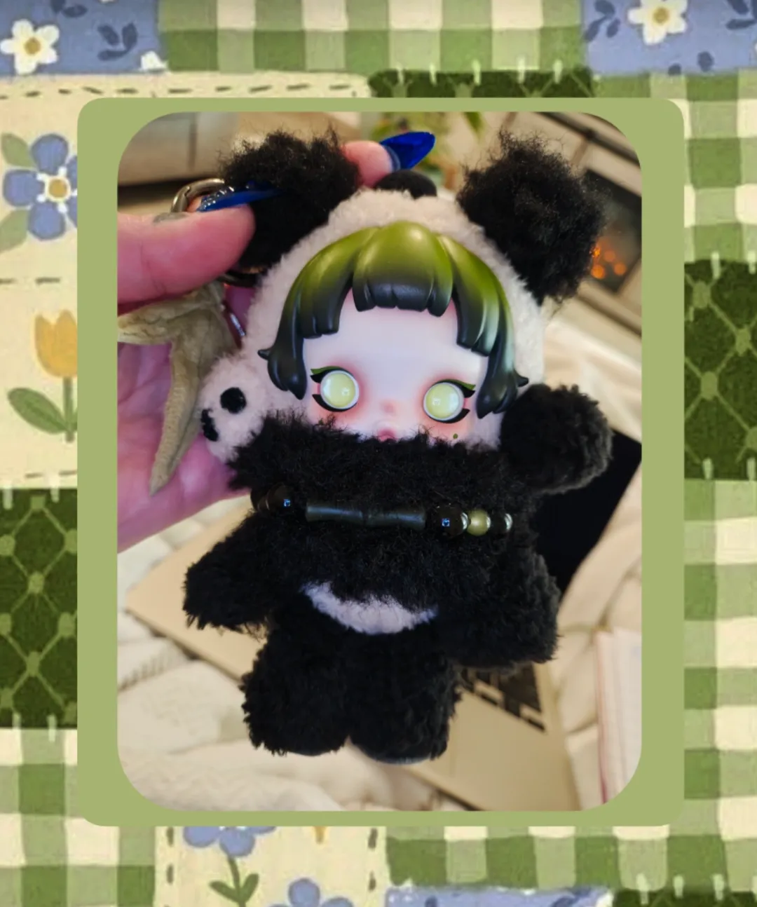 M*】様 ⭐︎ POP MART ⭐︎ SKULL PANDA ⭐︎Lazy P SKULLPANDA Lazy Panda Plush Doll Pendant - POP MART (United