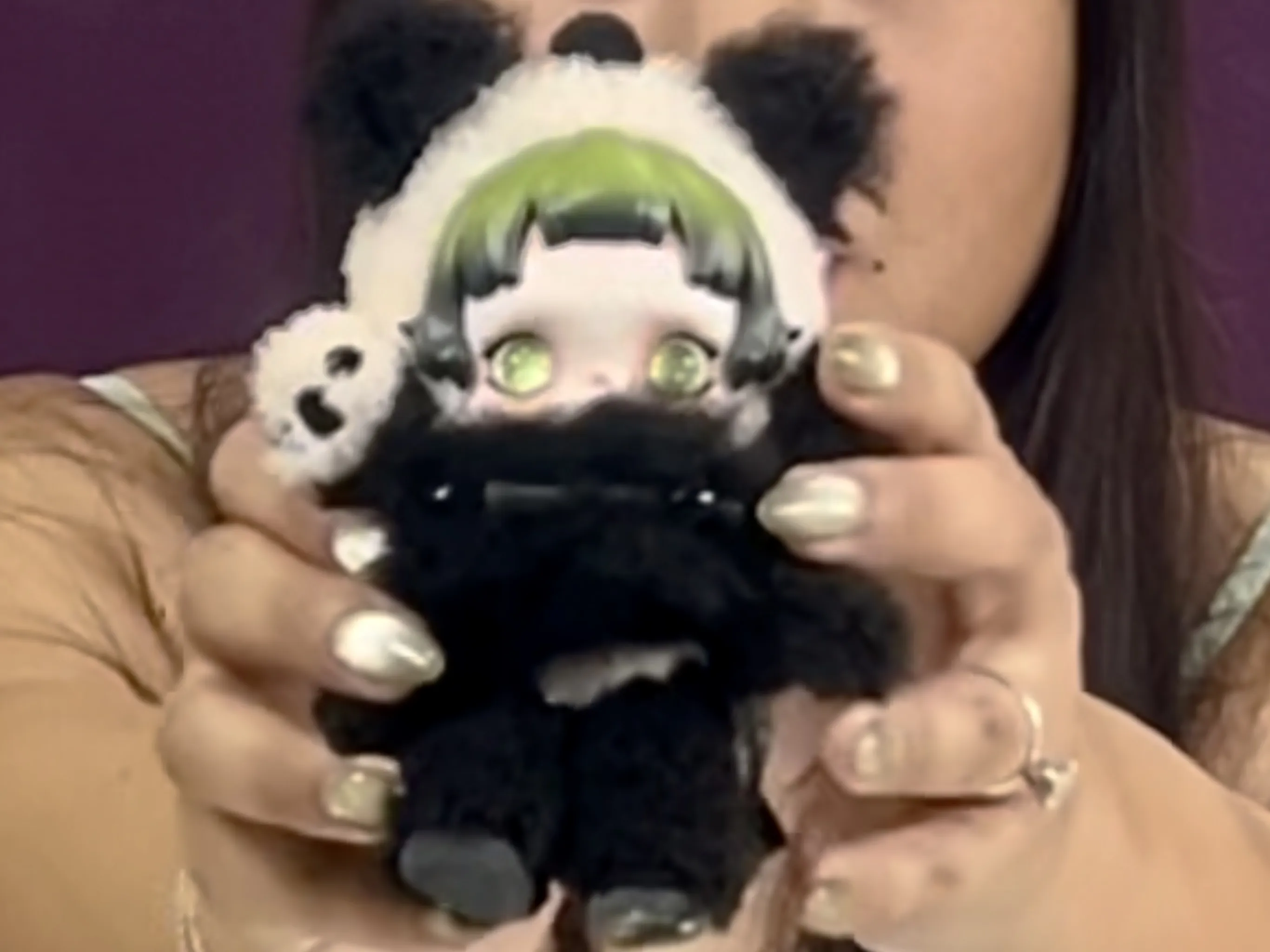 M*】様 ⭐︎ POP MART ⭐︎ SKULL PANDA ⭐︎Lazy P SKULLPANDA Lazy Panda Plush Doll Pendant - POP MART (United