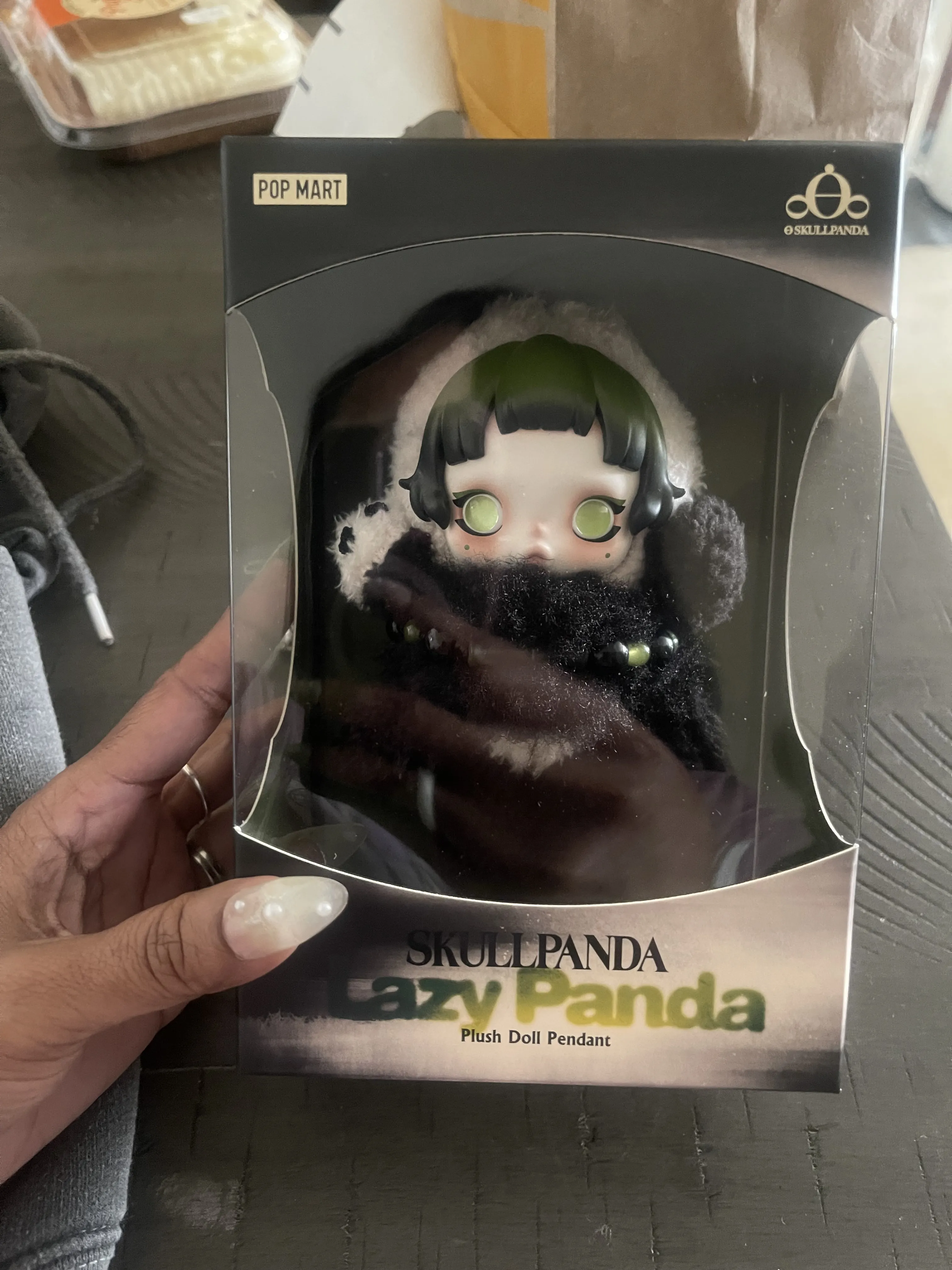 SKULLPANDA Lazy Panda Plush Doll Pendant - POP MART (United