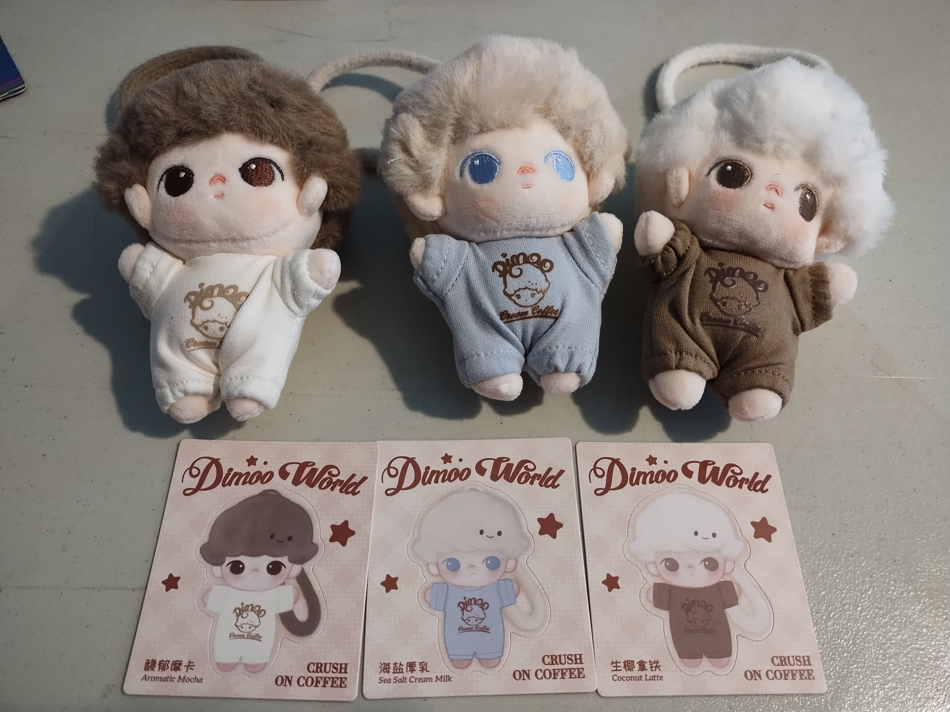 POP NOW:DIMOO Crush on Coffee Series-Soft-faced Plush