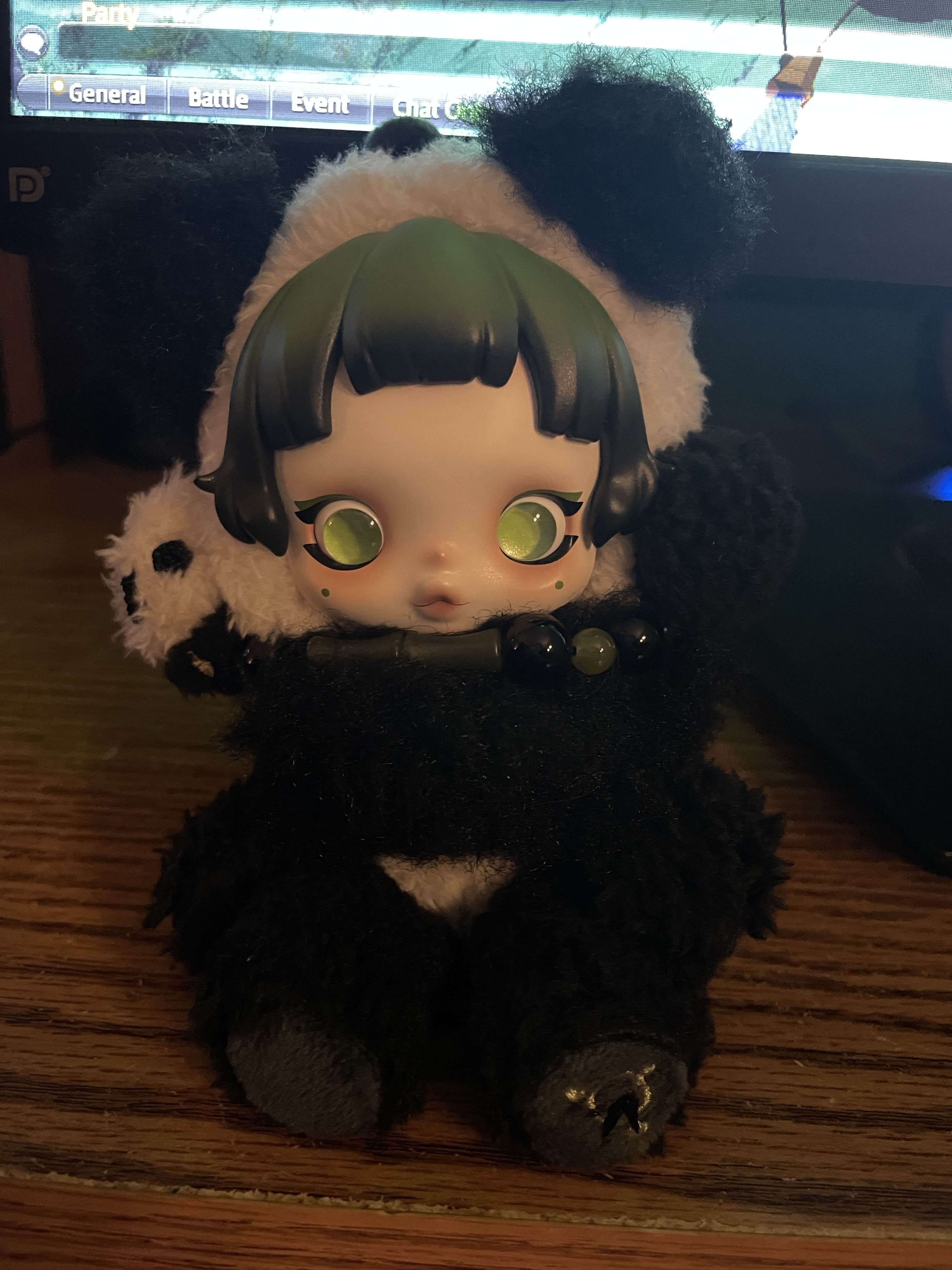 M*】様 ⭐︎ POP MART ⭐︎ SKULL PANDA ⭐︎Lazy P SKULLPANDA Lazy Panda Plush Doll Pendant - POP MART (Canada)