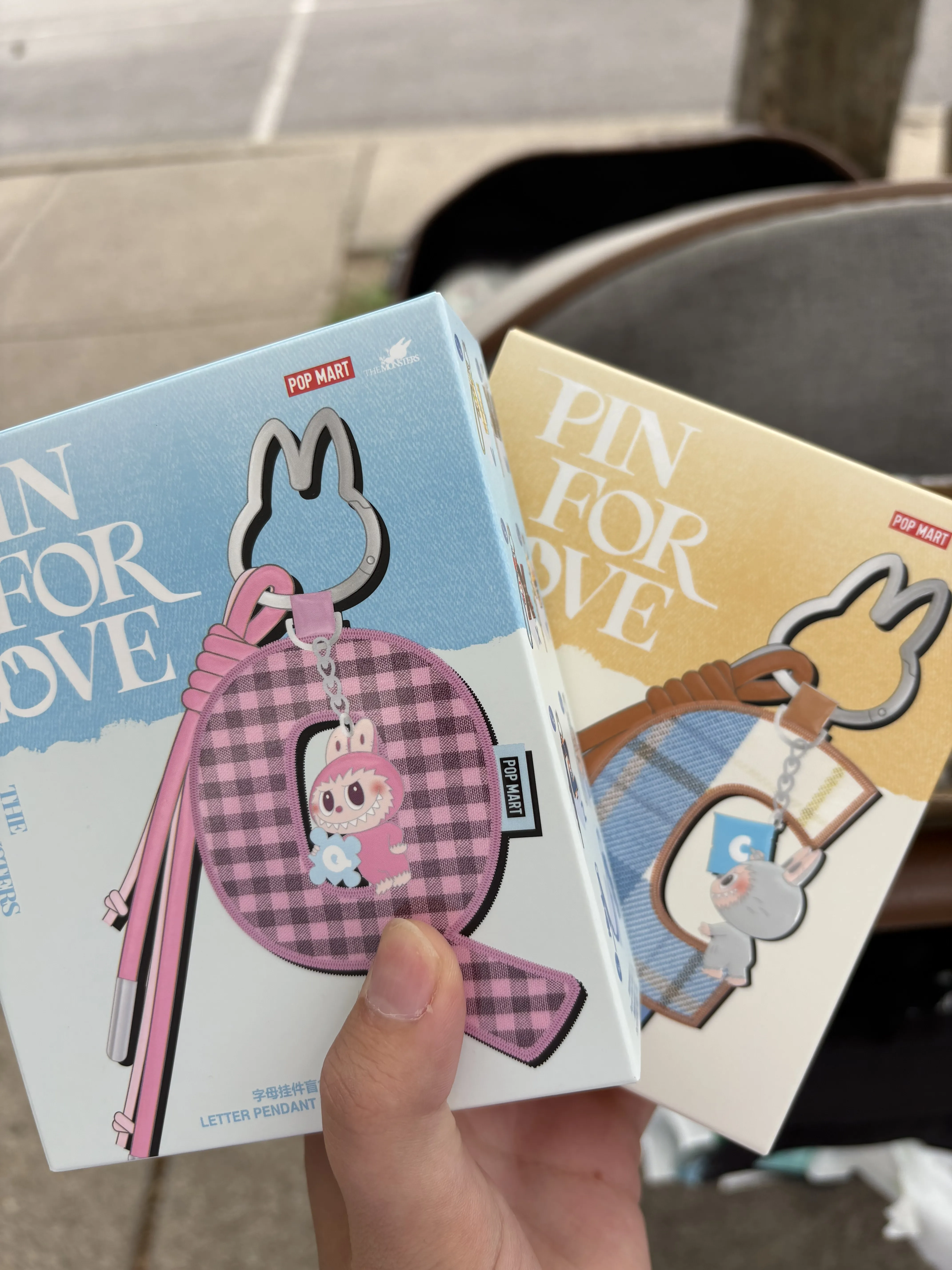 POP NOW:THE MONSTERS Pin for Love Series- Letter Pendant