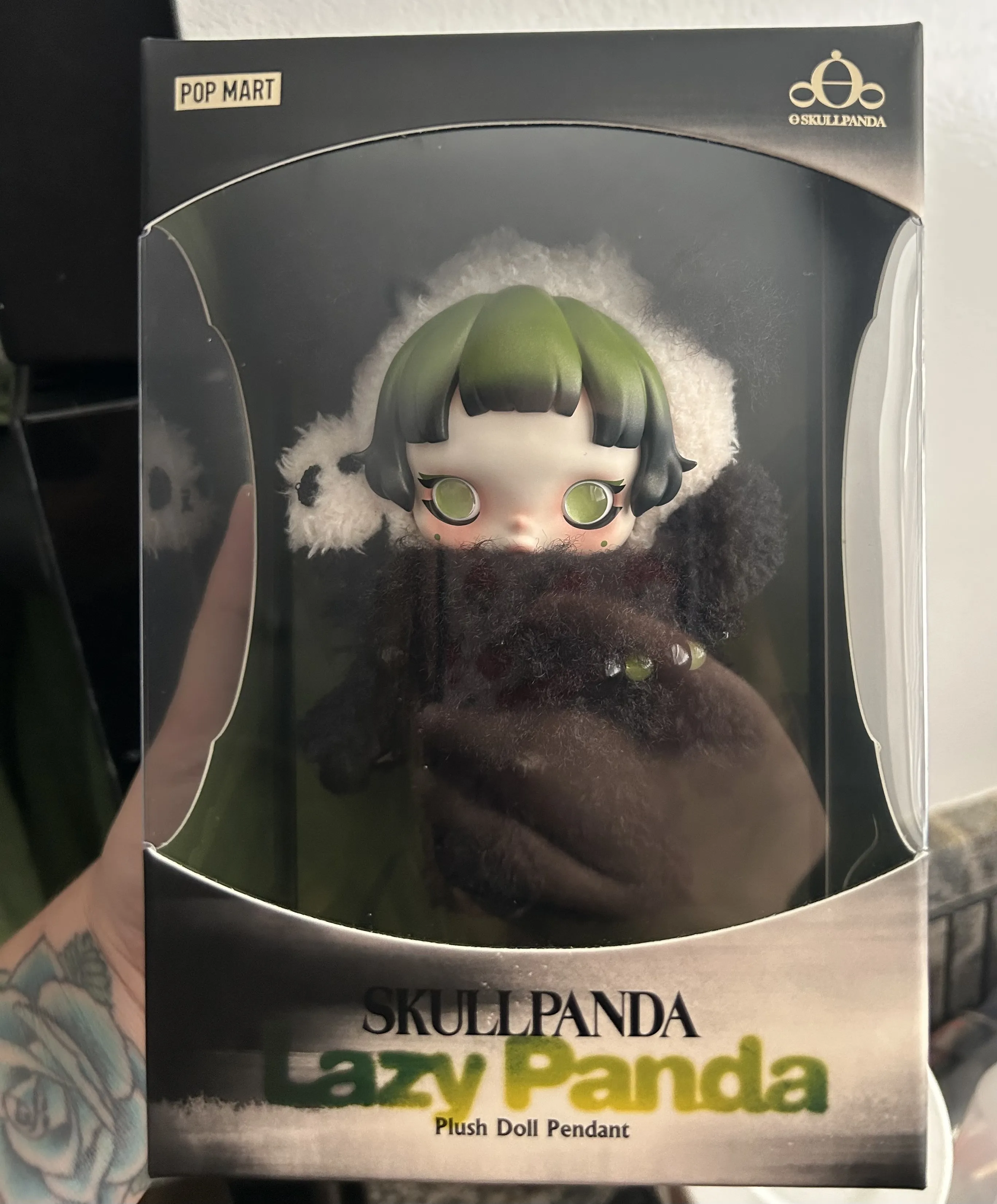 SKULLPANDA Lazy Panda Plush Doll Pendant - POP MART (United