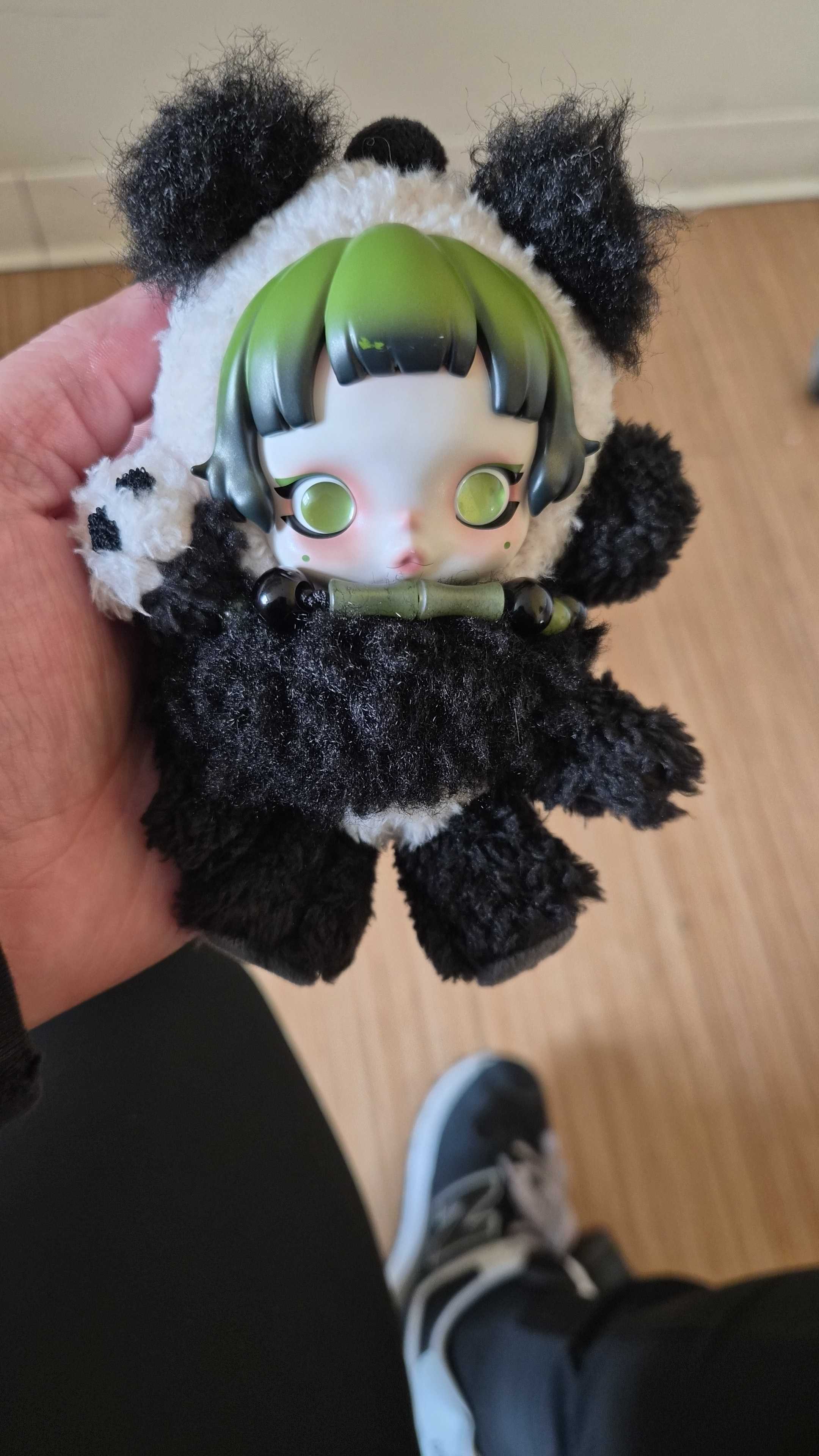 SKULLPANDA Lazy Panda Plush Doll Pendant - POP MART (United