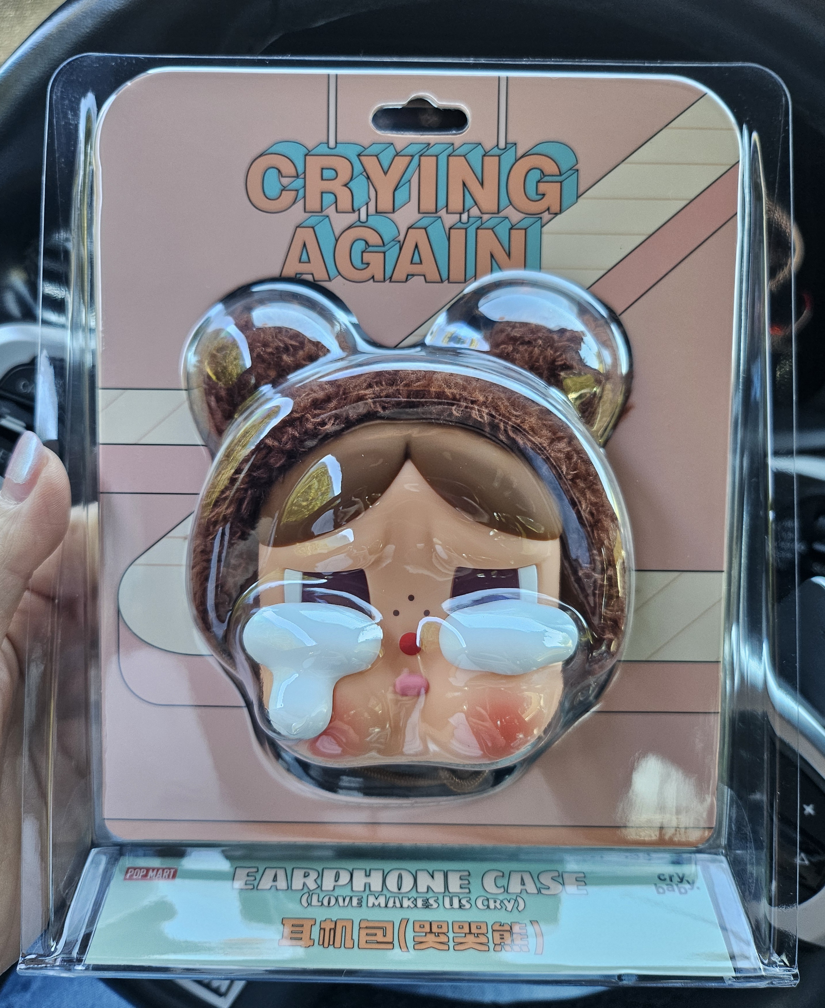 最安値　CRYBABY Crying Again イヤホンケース POPMART CRYBABY Crying Again Series-Earphone Case - POP MART (United