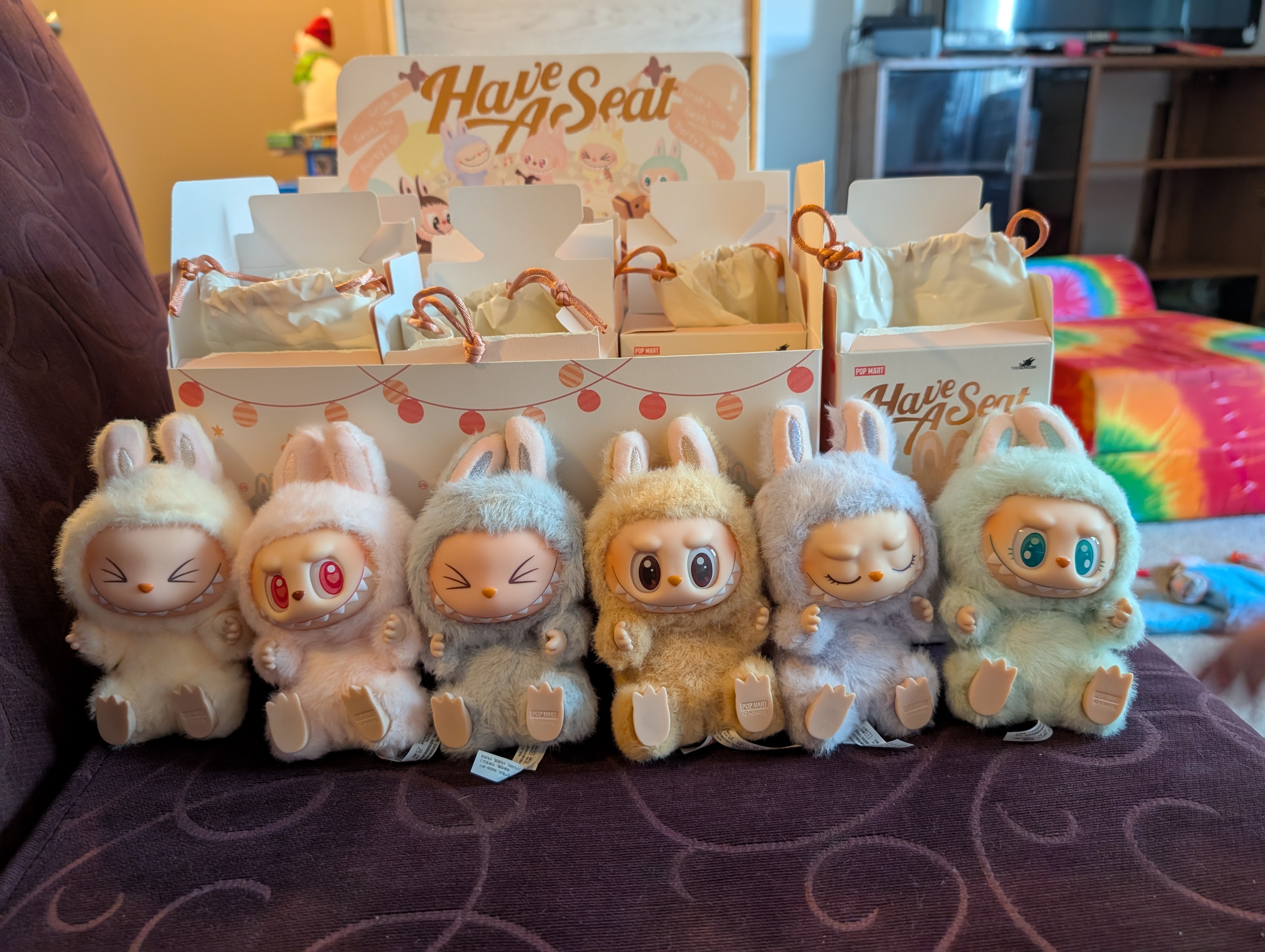 ぬいぐるみ POP MART THE MONSTERS Have a Seat 1BOX THE MONSTERS - Have a Seat Vinyl Plush Blind Box | Blind