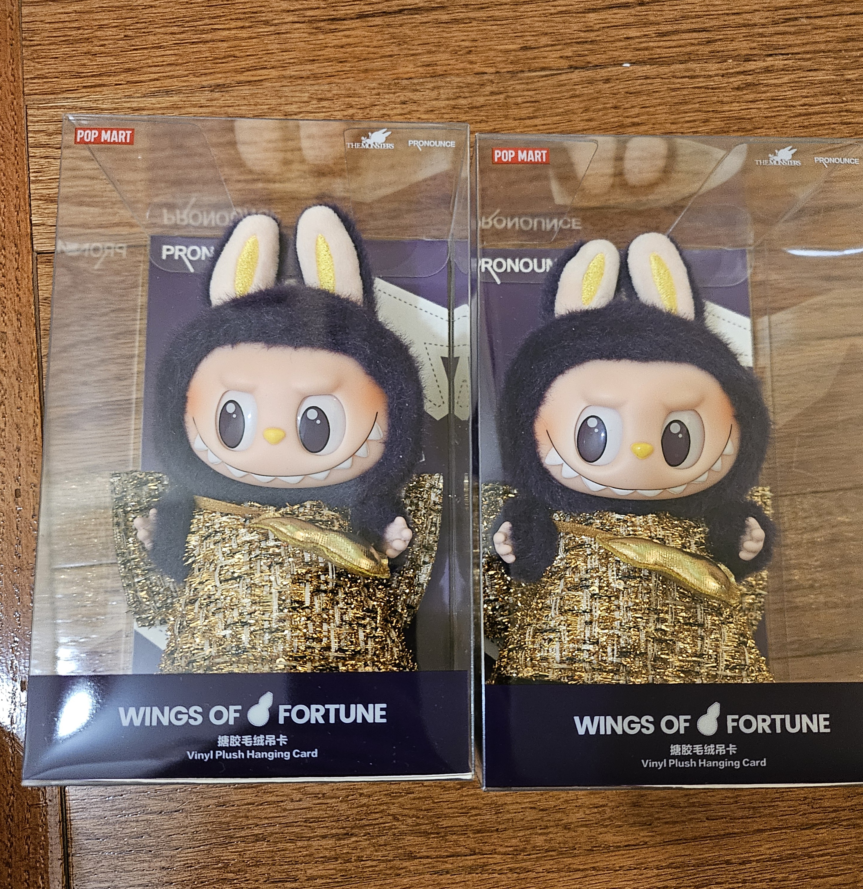 LABUBU × PRONOUNCE - WINGS OF FORTUNE Vinyl Plush Hanging