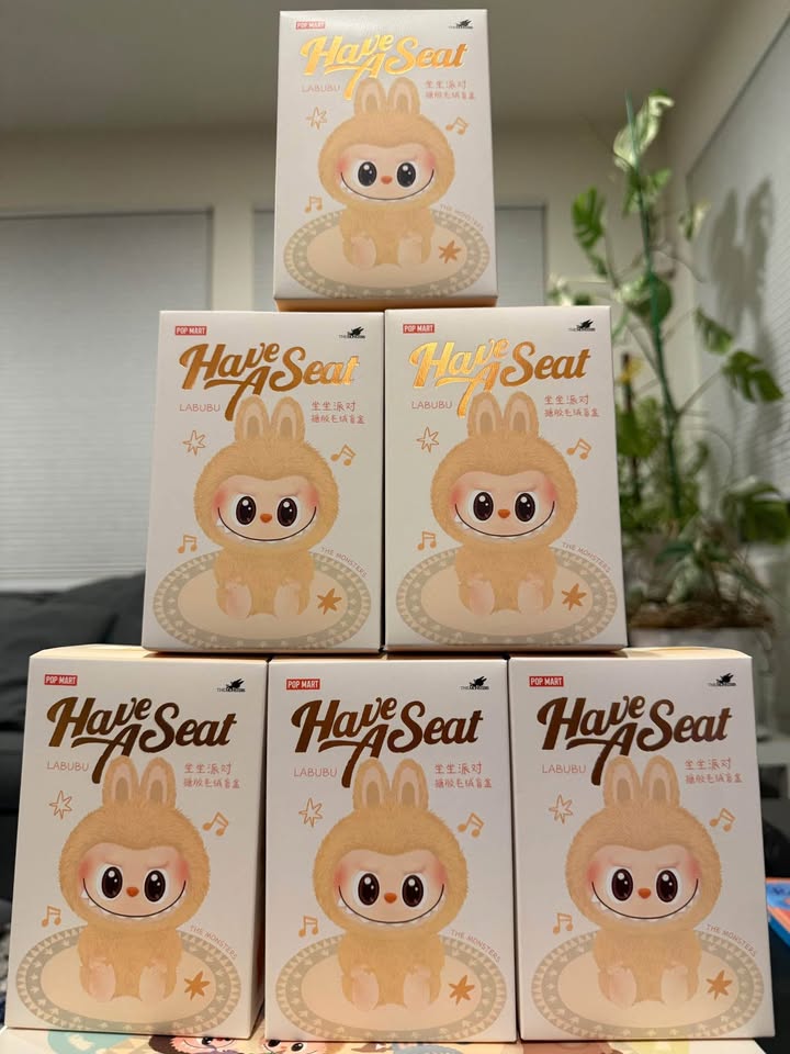 THE MONSTERS Have a Seat 2個 THE MONSTERS - Have a Seat Vinyl Plush Blind Box | Blind