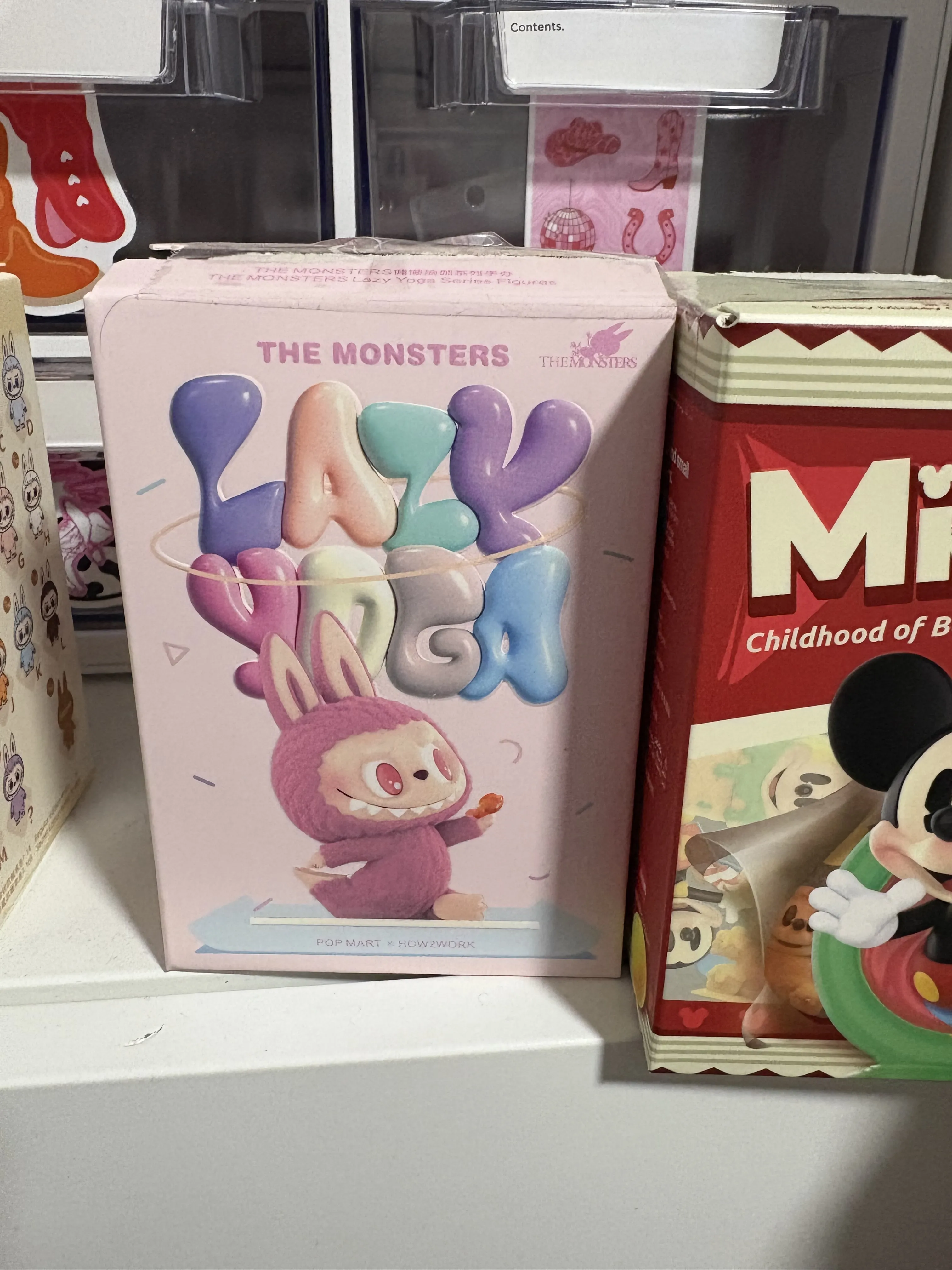 即日発送 POPMART LAZY YOGA アソート （紙袋付き） POP NOW:THE MONSTERS Lazy Yoga Series Figures - POP MART