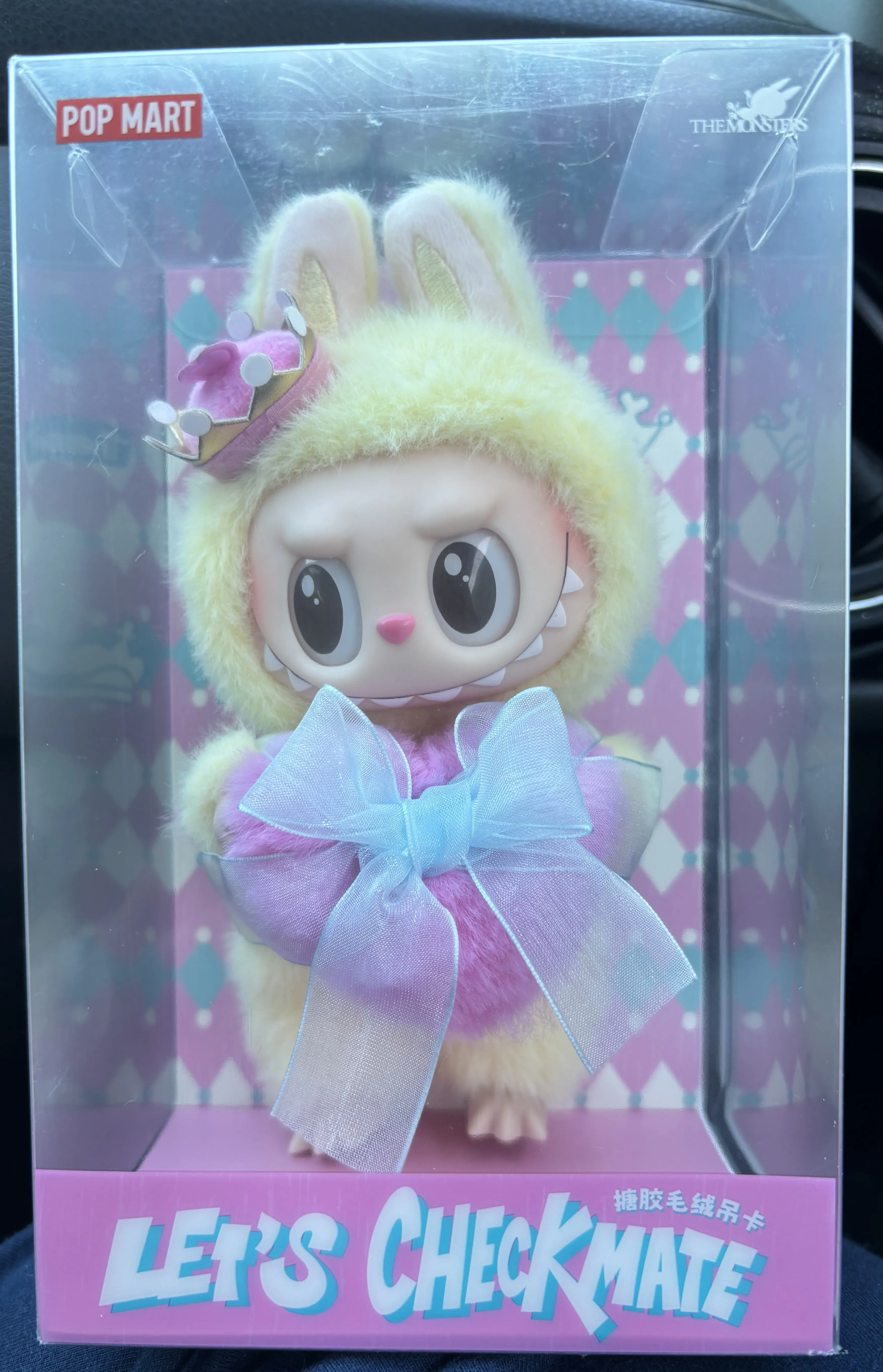 THE MONSTERS Let's Checkmate Series-Vinyl Plush Hanging Card