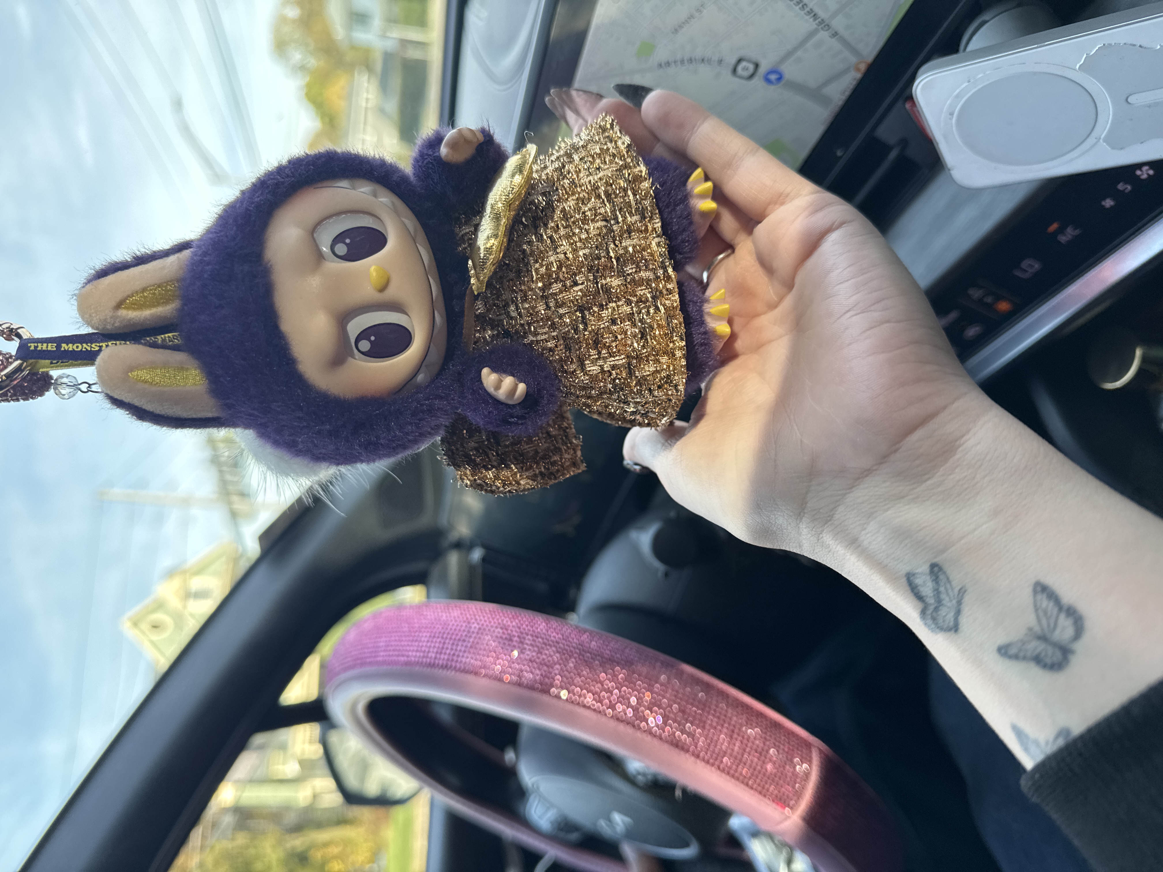 LABUBU × PRONOUNCE - WINGS OF FORTUNE Vinyl Plush Hanging Card