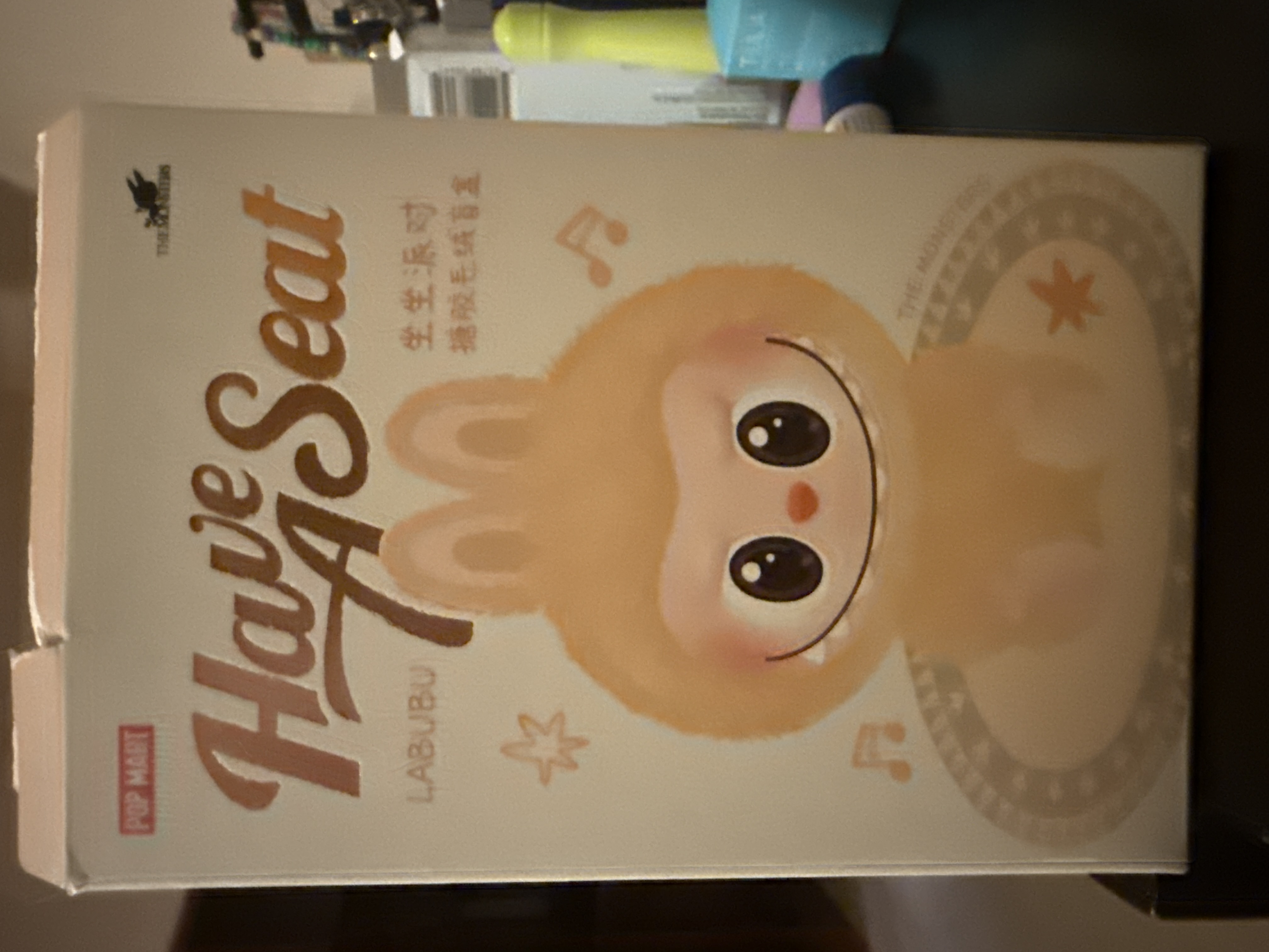 LABUBU THE MONSTERS Have A Seat ポップマート POP NOW:THE MONSTERS - Have a Seat Vinyl Plush Blind Box