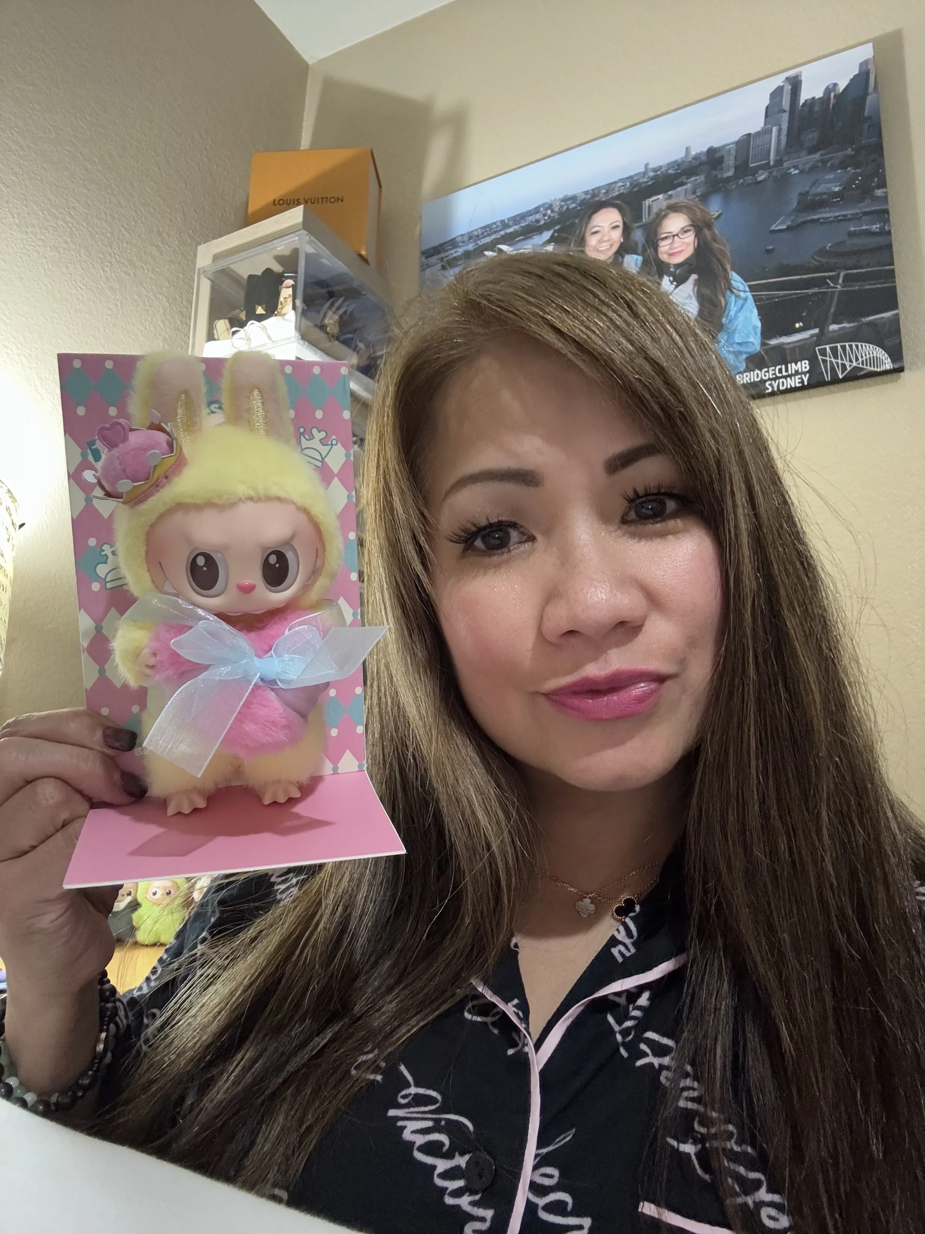 9/7午前発送可popmart正規 写真右 Let's Checkmate POP MART Labubu Let's Checkmate Yellow Heart Plush – 17cm