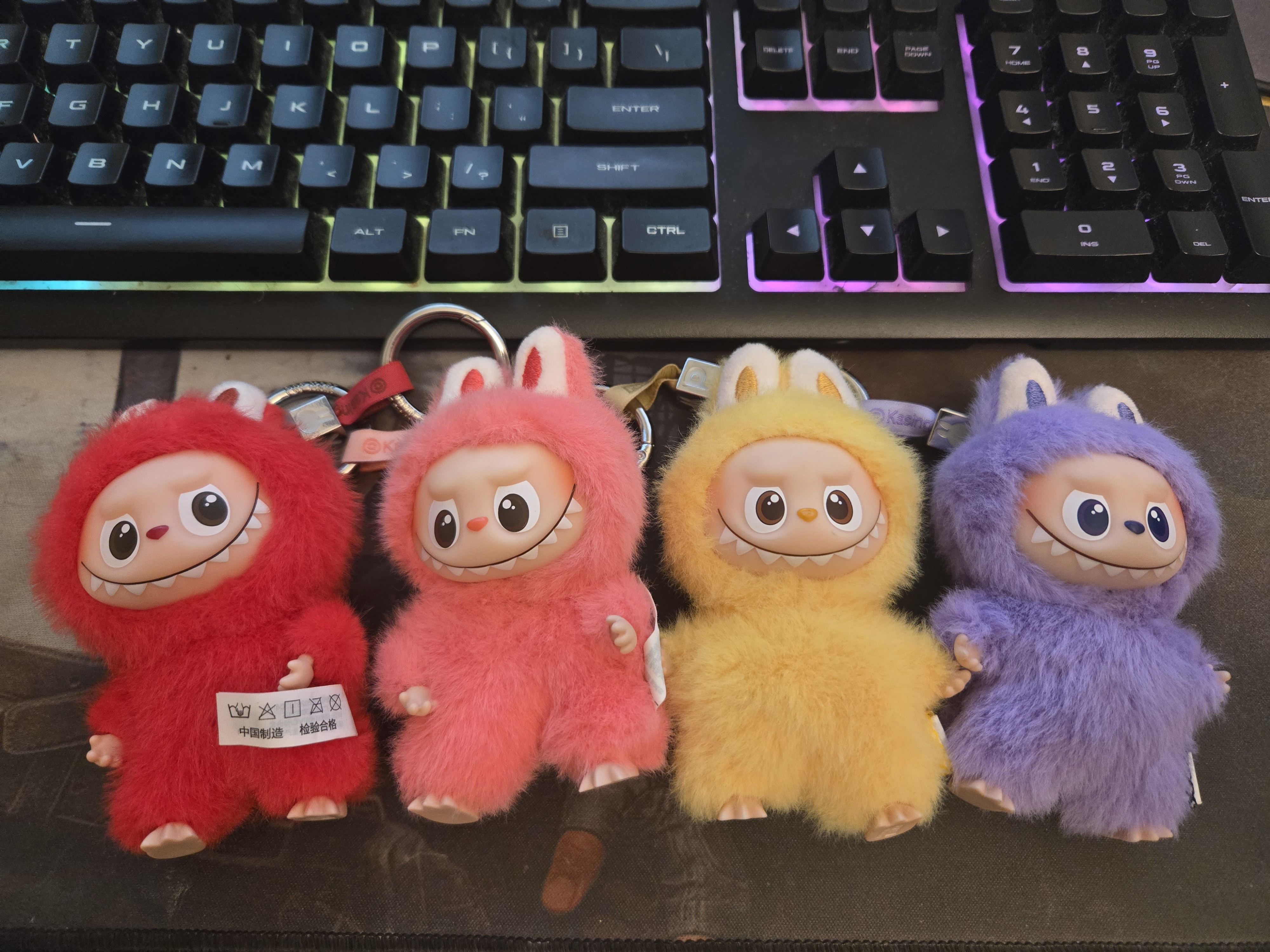 THE MONSTERS PIN FOR LOVE♡K THE MONSTERS Pin for Love Series-Vinyl Plush Pendant Blind