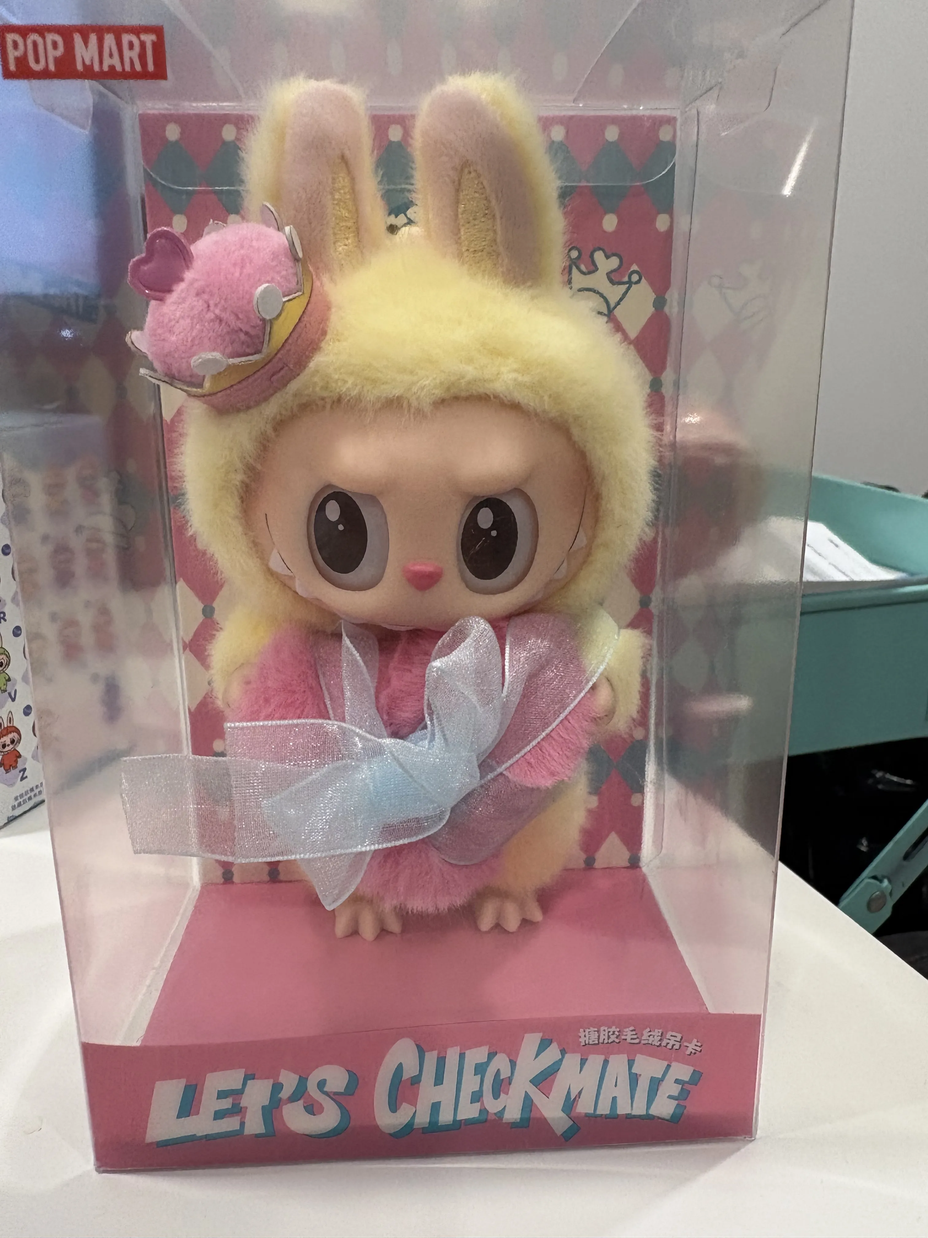 THE MONSTERS Let's Checkmate Series-Vinyl Plush Hanging Card