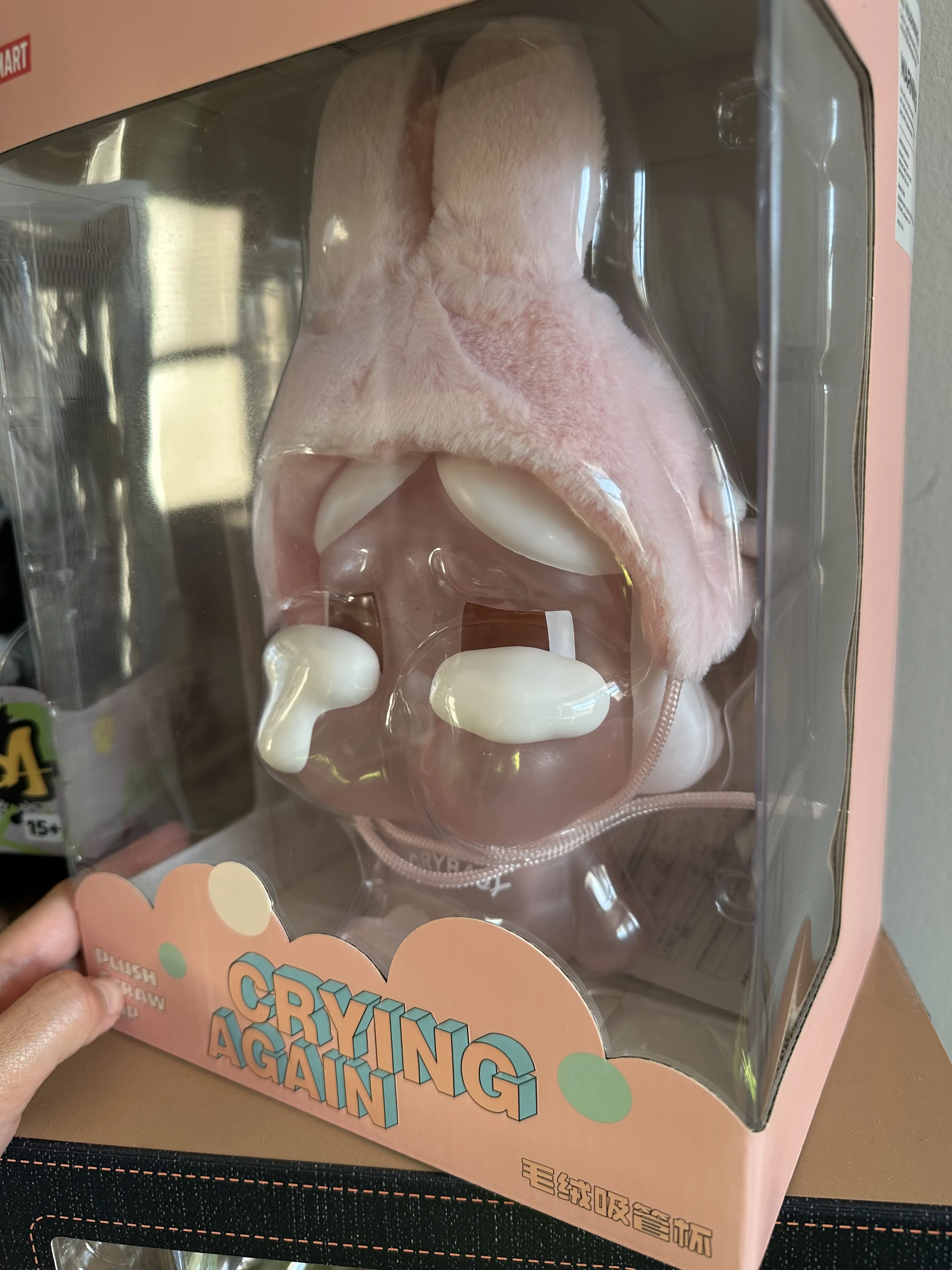 CRYBABY Crying Again Series-Plush Straw Cup (I'LL GIVE YOU