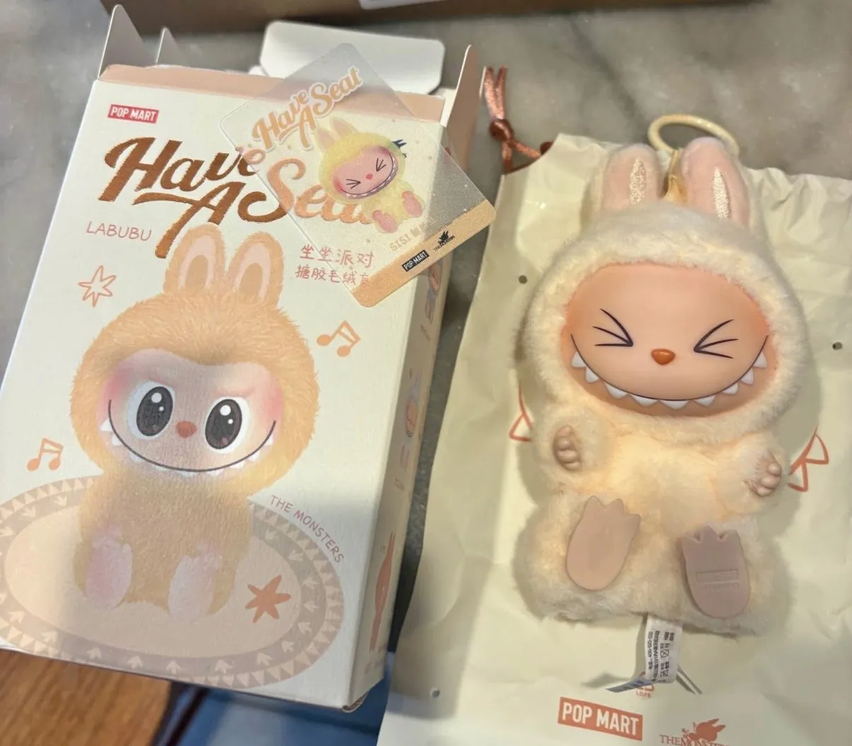 POP NOW:THE MONSTERS - Have a Seat Vinyl Plush Blind Box