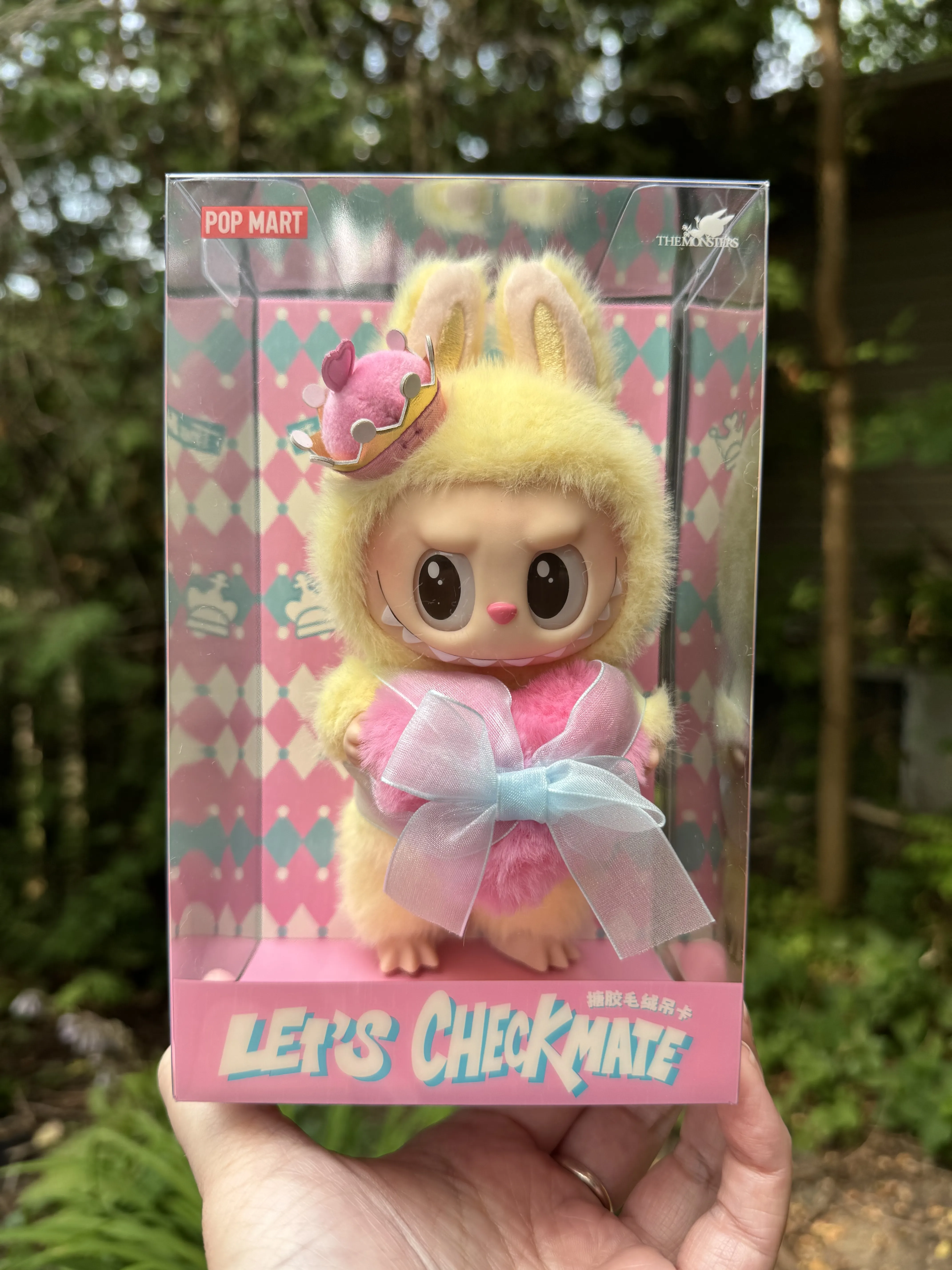 THE MONSTERS Let's Checkmate Series-Vinyl Plush Hanging Card - POP