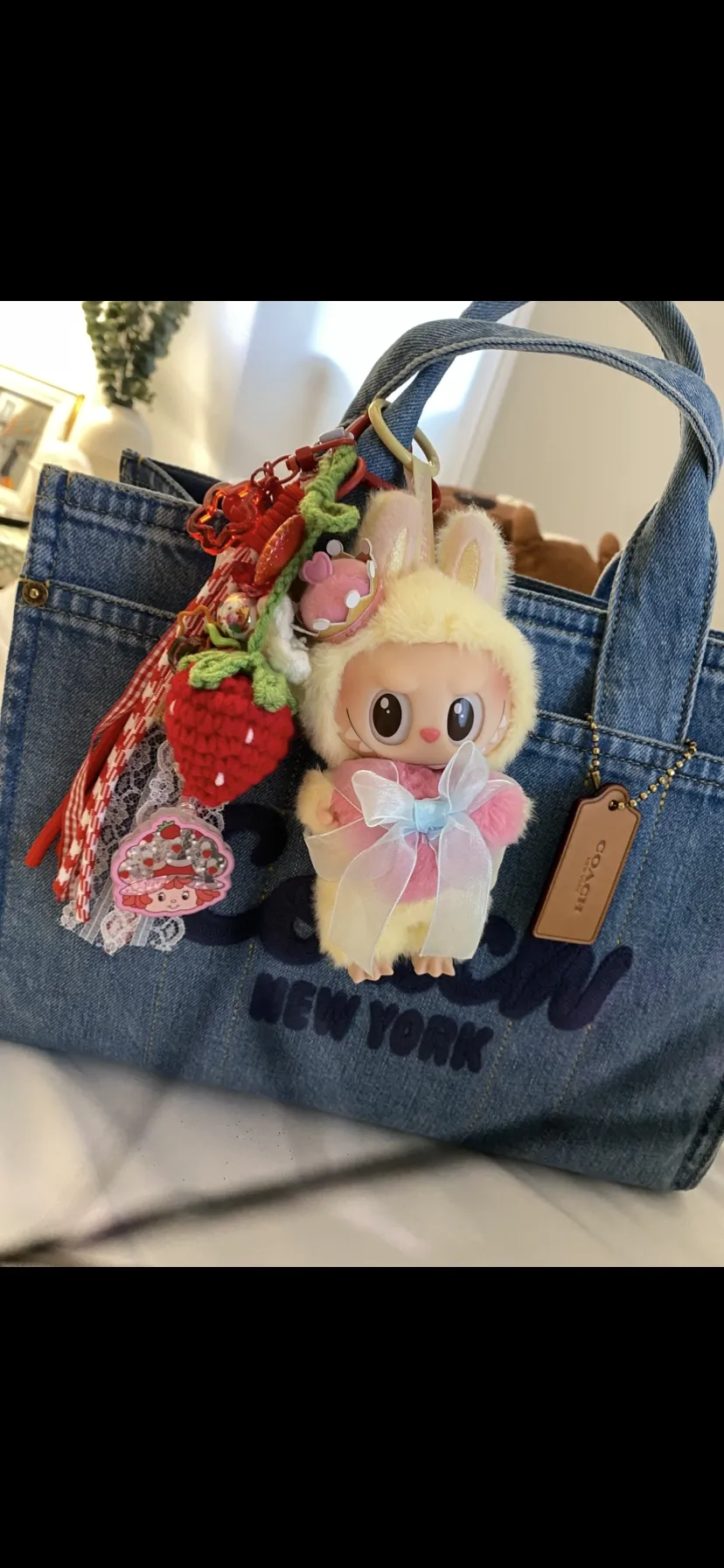 THE MONSTERS Let's Checkmate Series-Vinyl Plush Hanging Card