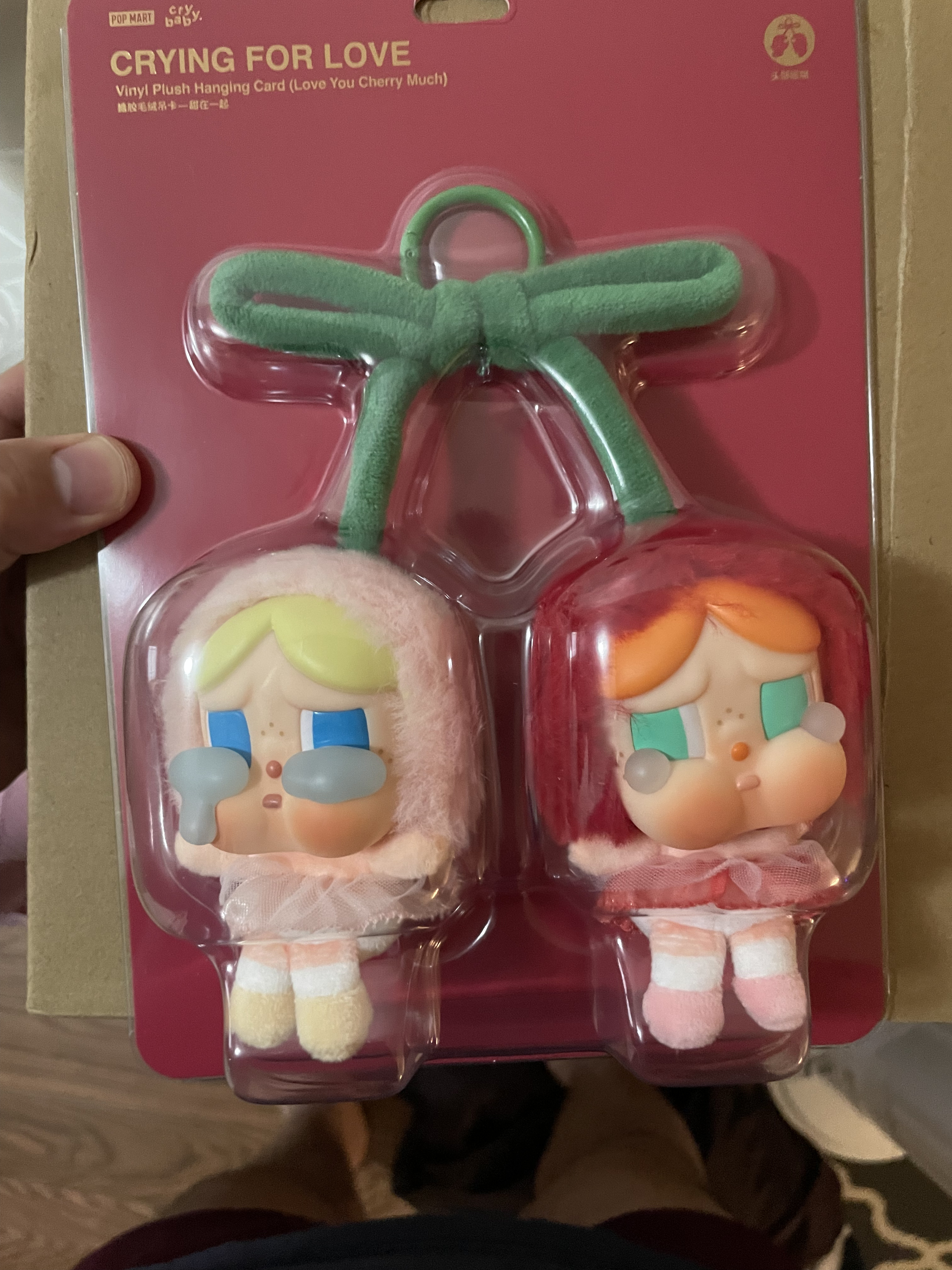 CRYBABY Crying For Love Series-Vinyl Plush Hanging Card