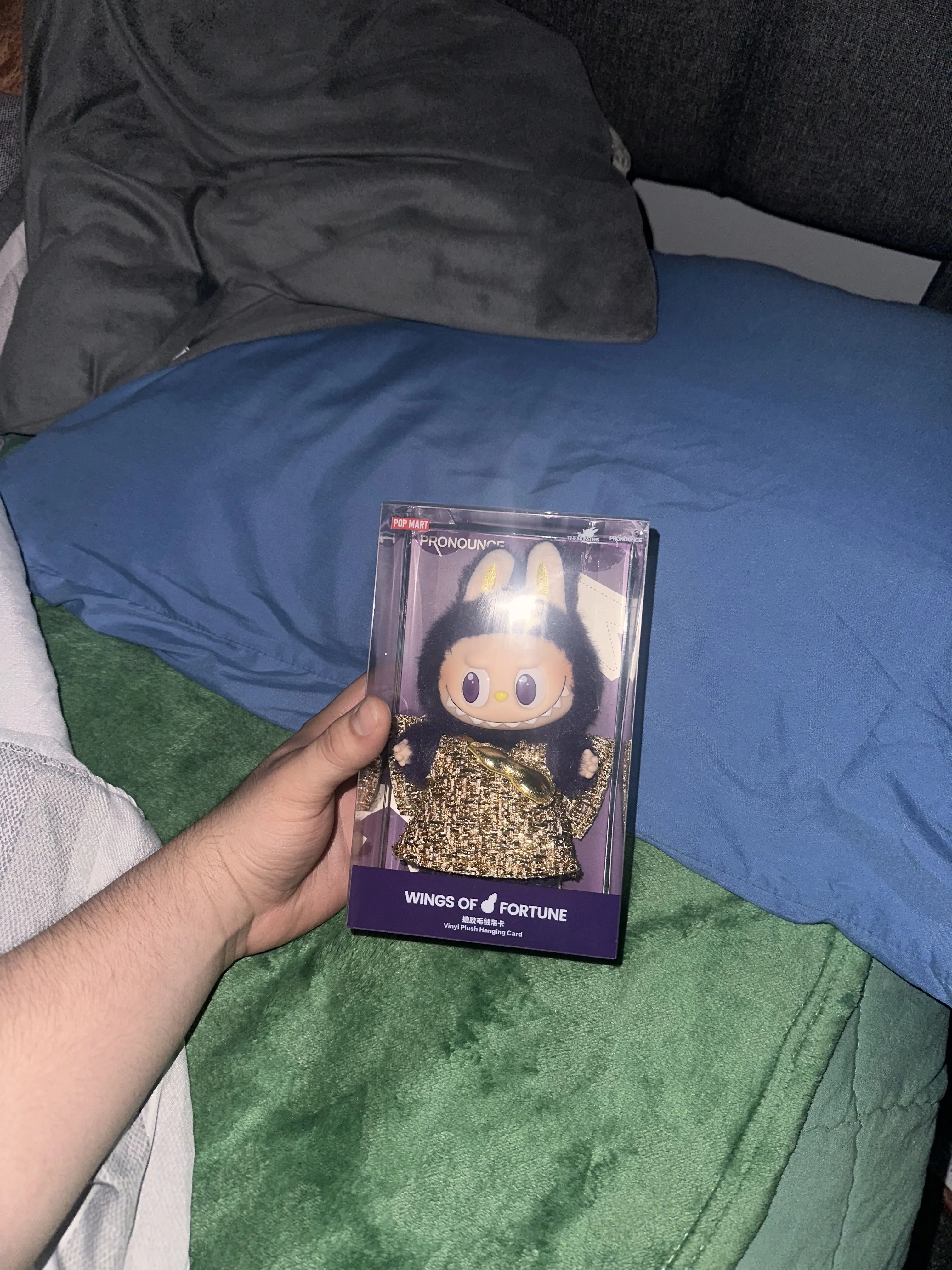 LABUBU × PRONOUNCE - WINGS OF FORTUNE Vinyl Plush Hanging