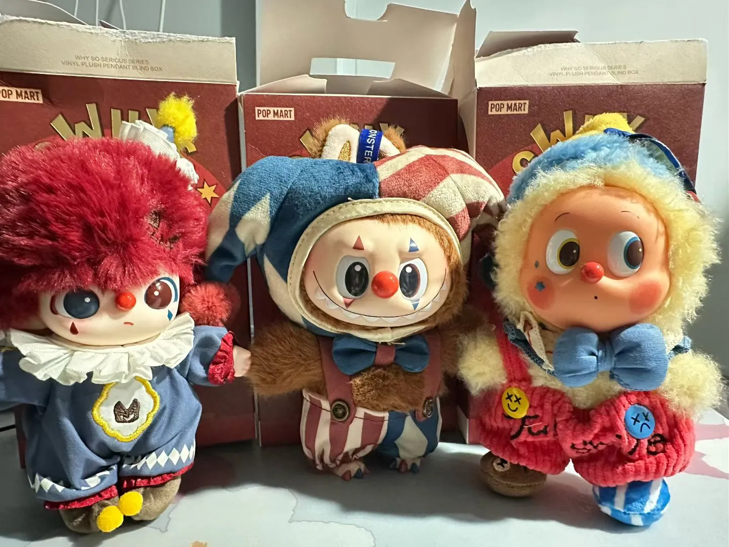 POP MART WHY SO SERIOUS【2個セット】 WHY SO SERIOUS Series-Vinyl Plush Pendant Blind Box - POP