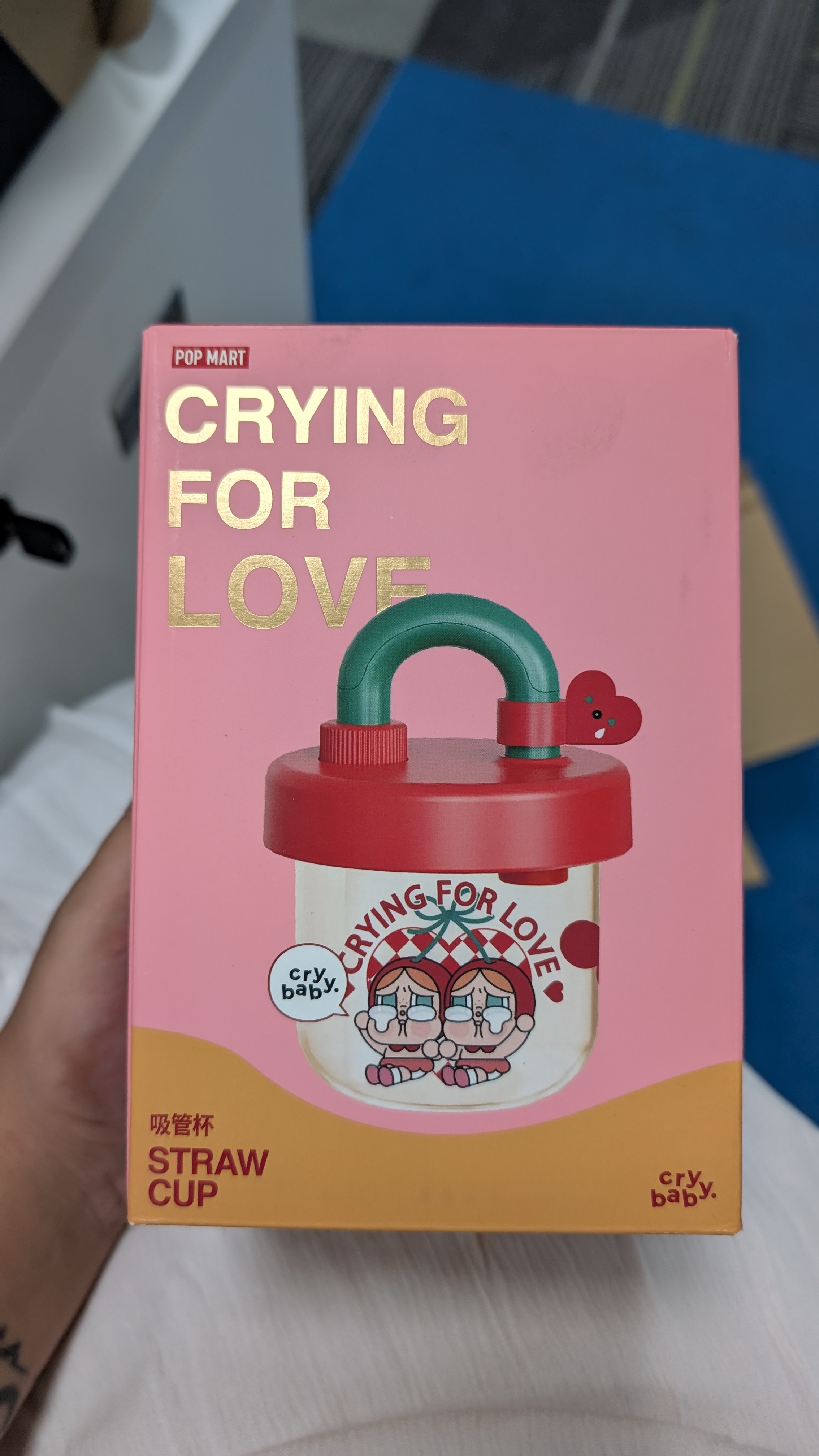 CRYBABY Crying For Love Series-Straw Cup - POP MART (United States)
