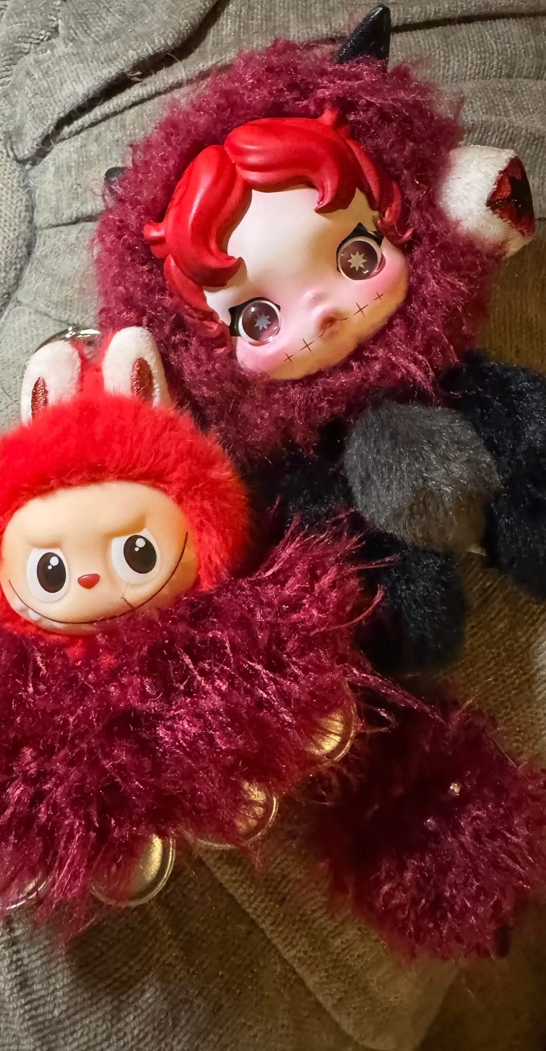 POP NOW:THE MONSTERS Pin for Love Series-Vinyl Plush Pendant