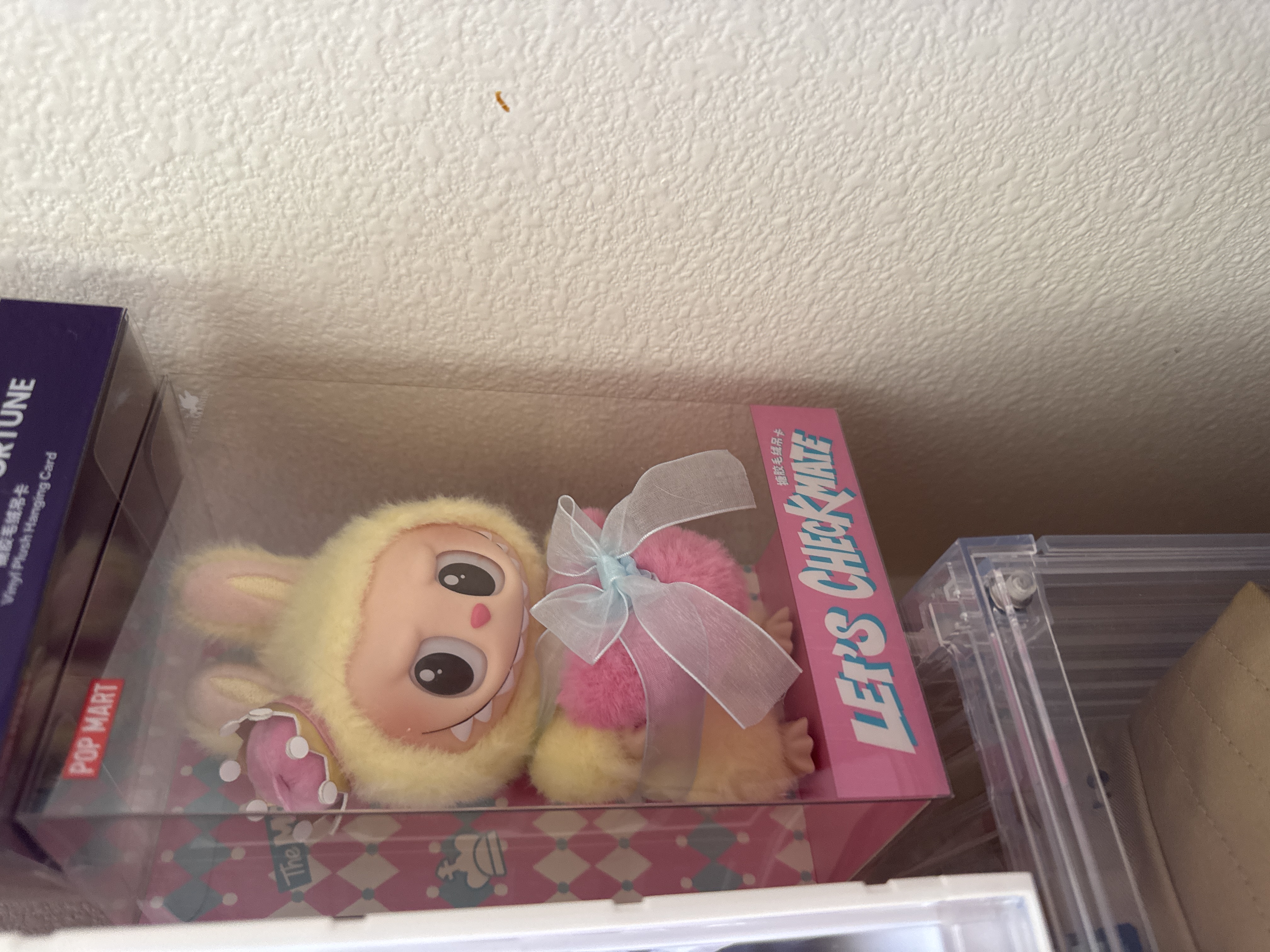 THE MONSTERS Let's Checkmate Series-Vinyl Plush Hanging Card