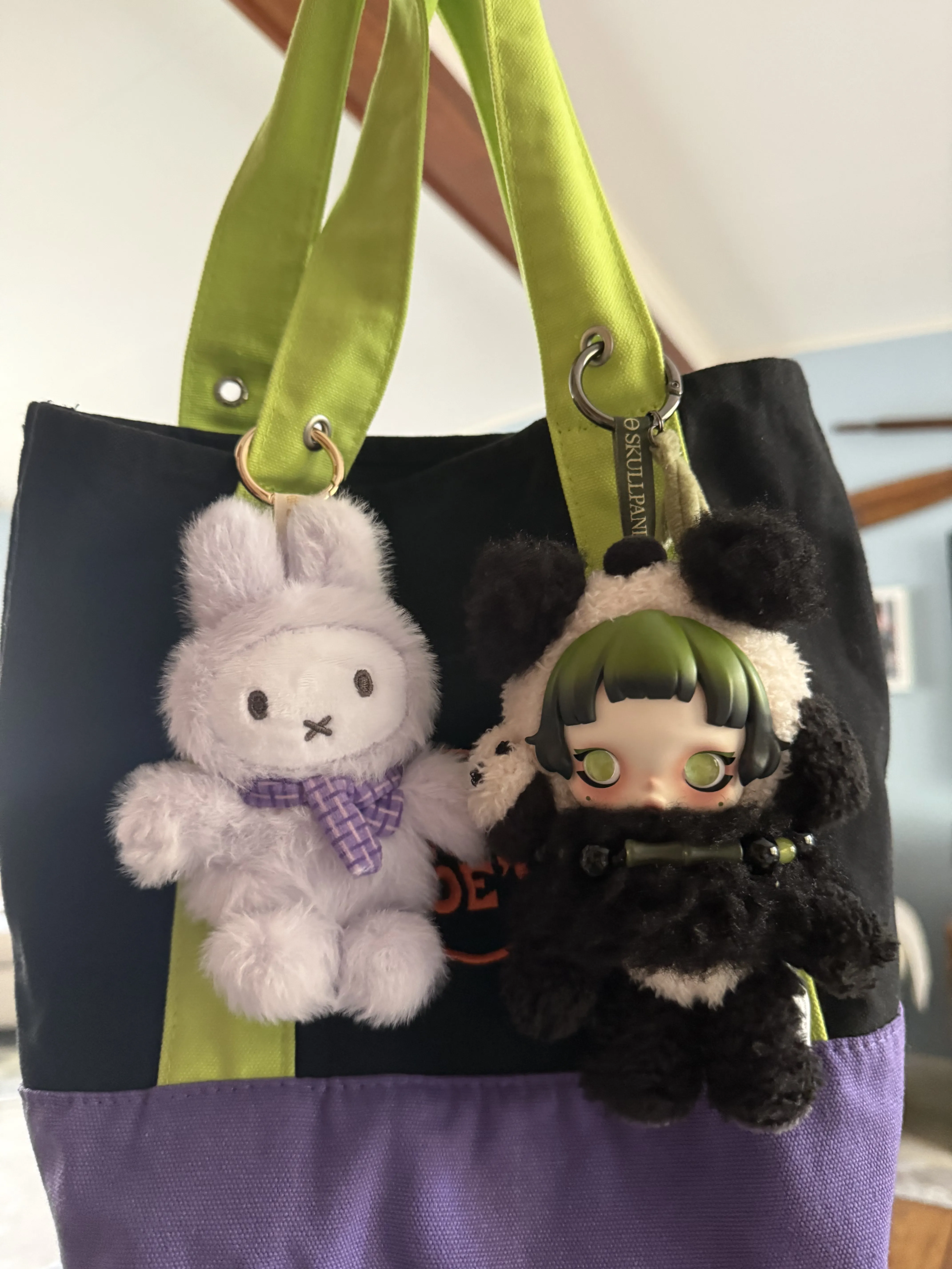 SKULLPANDA Lazy Panda Plush Doll Pendant - POP MART (United