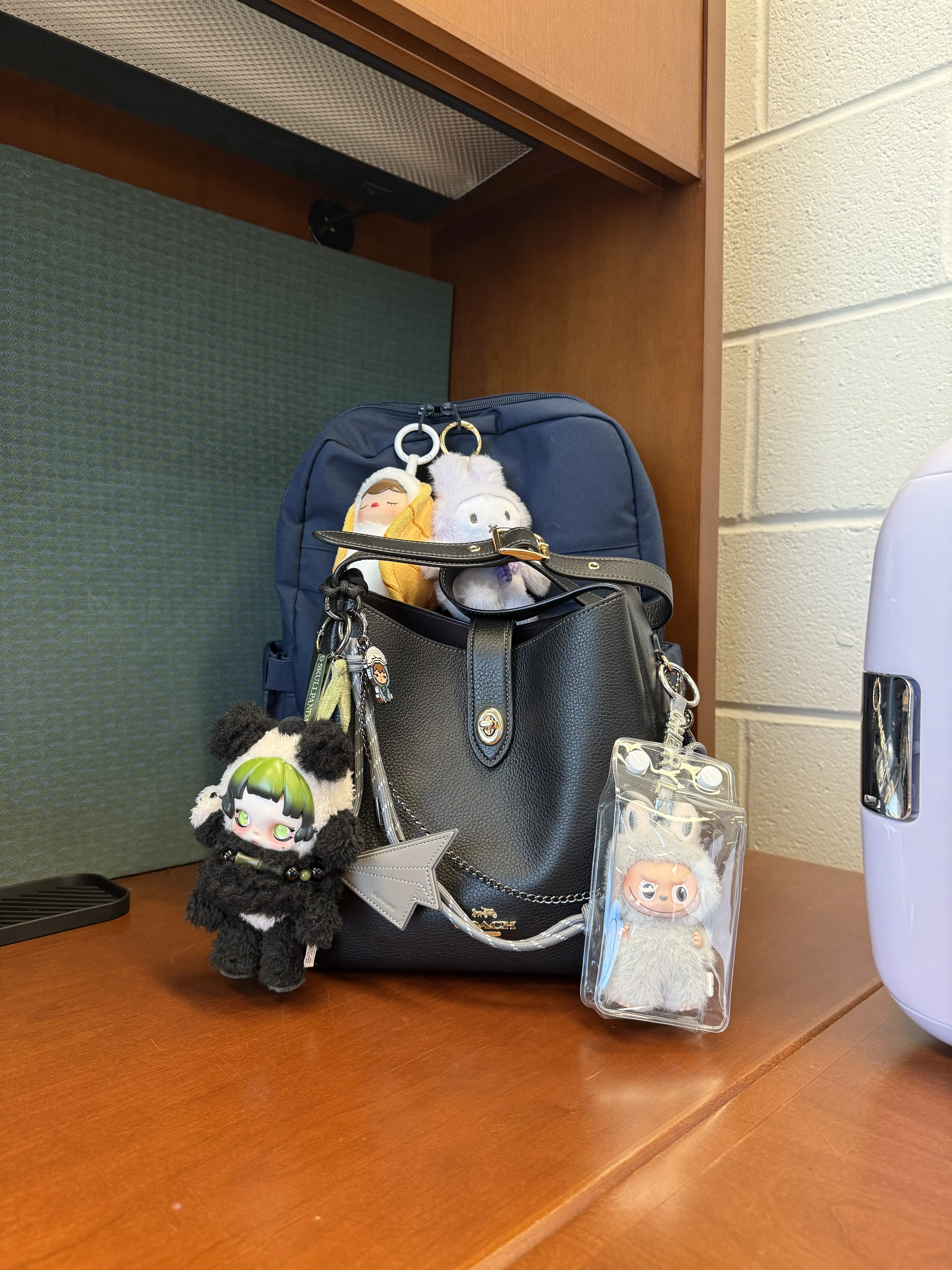 SKULLPANDA Lazy Panda Plush Doll Pendant - POP MART (United States)