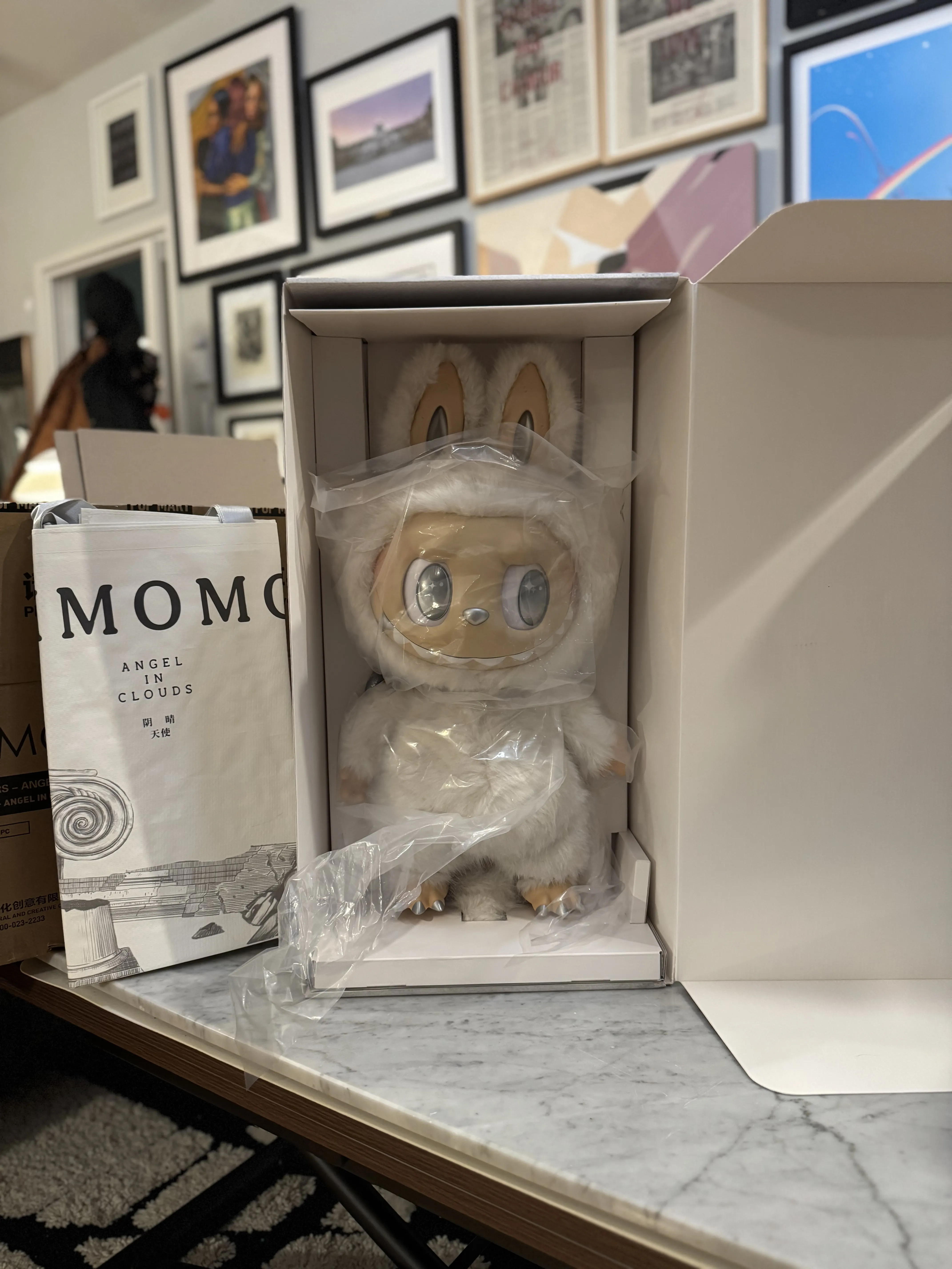 THE MONSTERS - ANGEL IN CLOUDS Vinyl Face Doll - POP MART (United