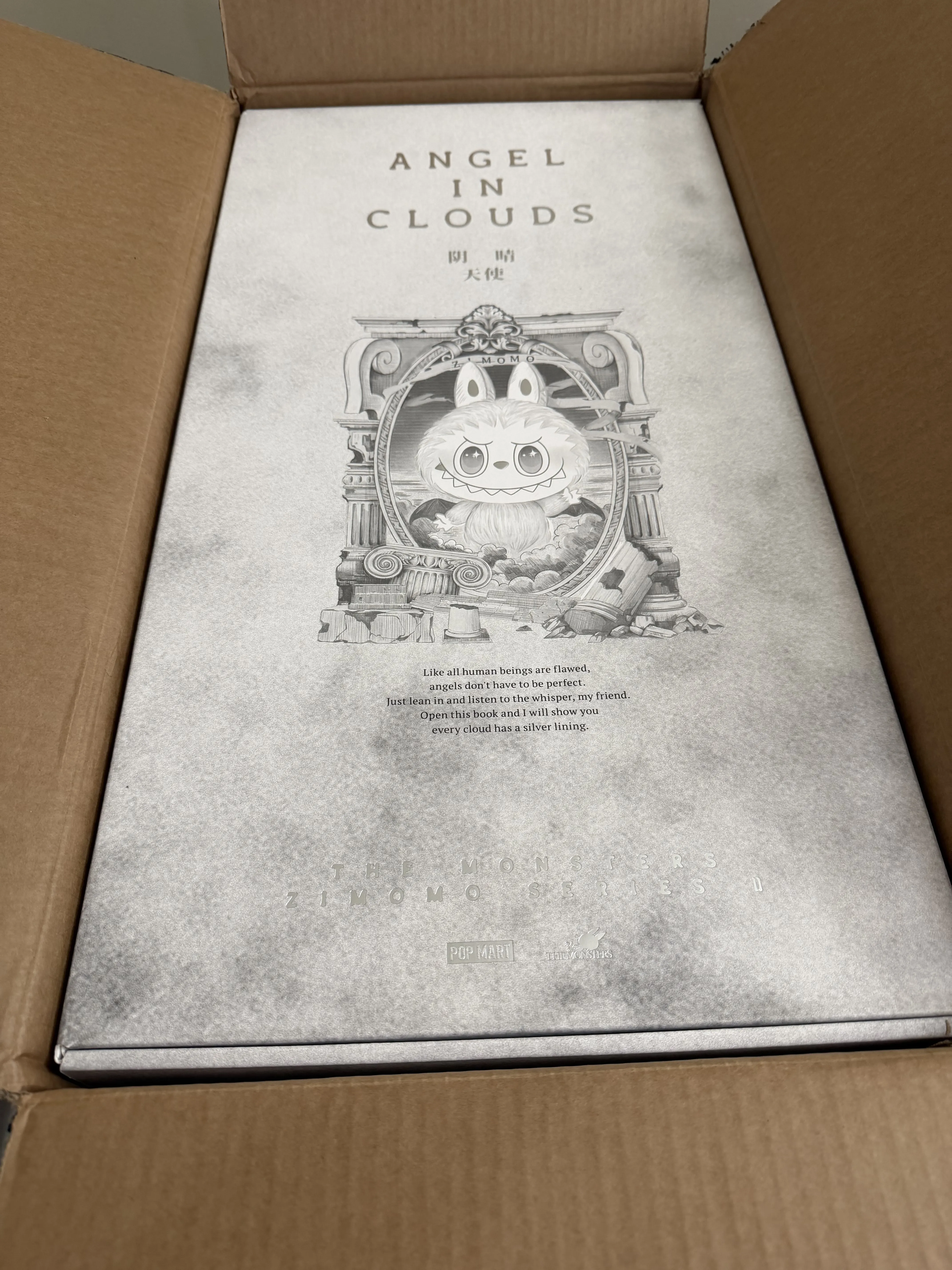正品POPMART ANGEL IN CLOUDS,ZIMOMO, 云中天使 POPMART/ポップマート】THE MONSTERS ANGEL IN CLOUDS