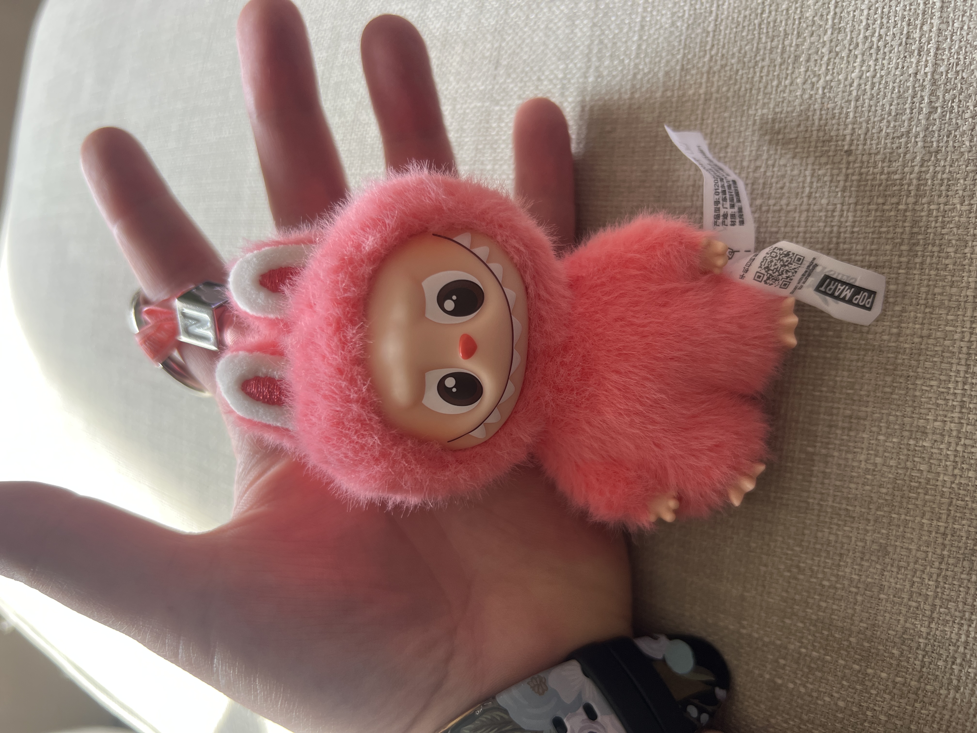 THE MONSTERS Pin for Love Series-Vinyl Plush Pendant Blind Box