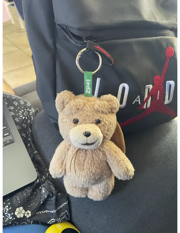 POP NOW:Ted2 Teddy Bear Action Plush Pendant - POP MART (United