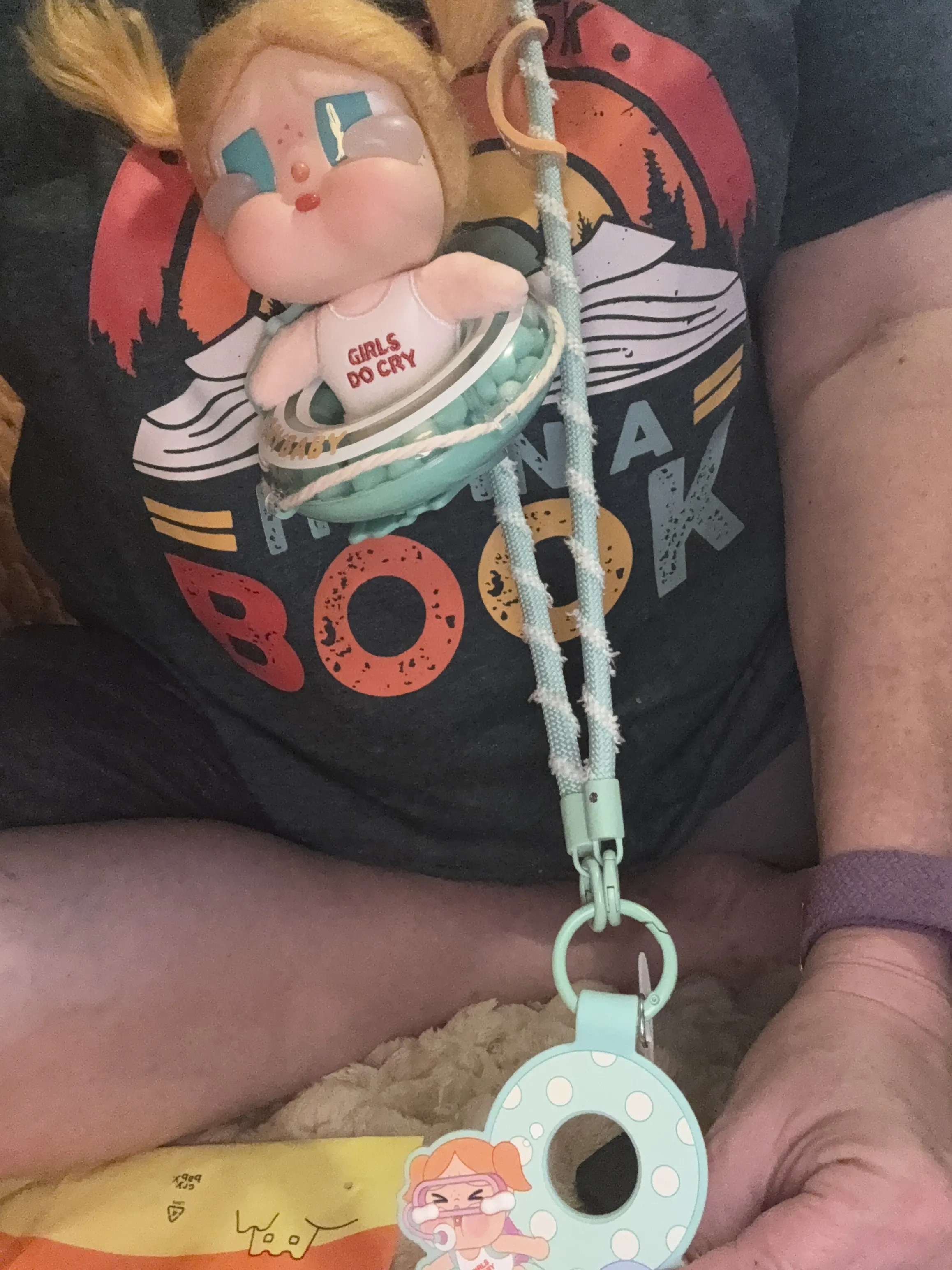 POP NOW:CRYBABY Vacation Mode On Series-Long Lanyard Blind Box