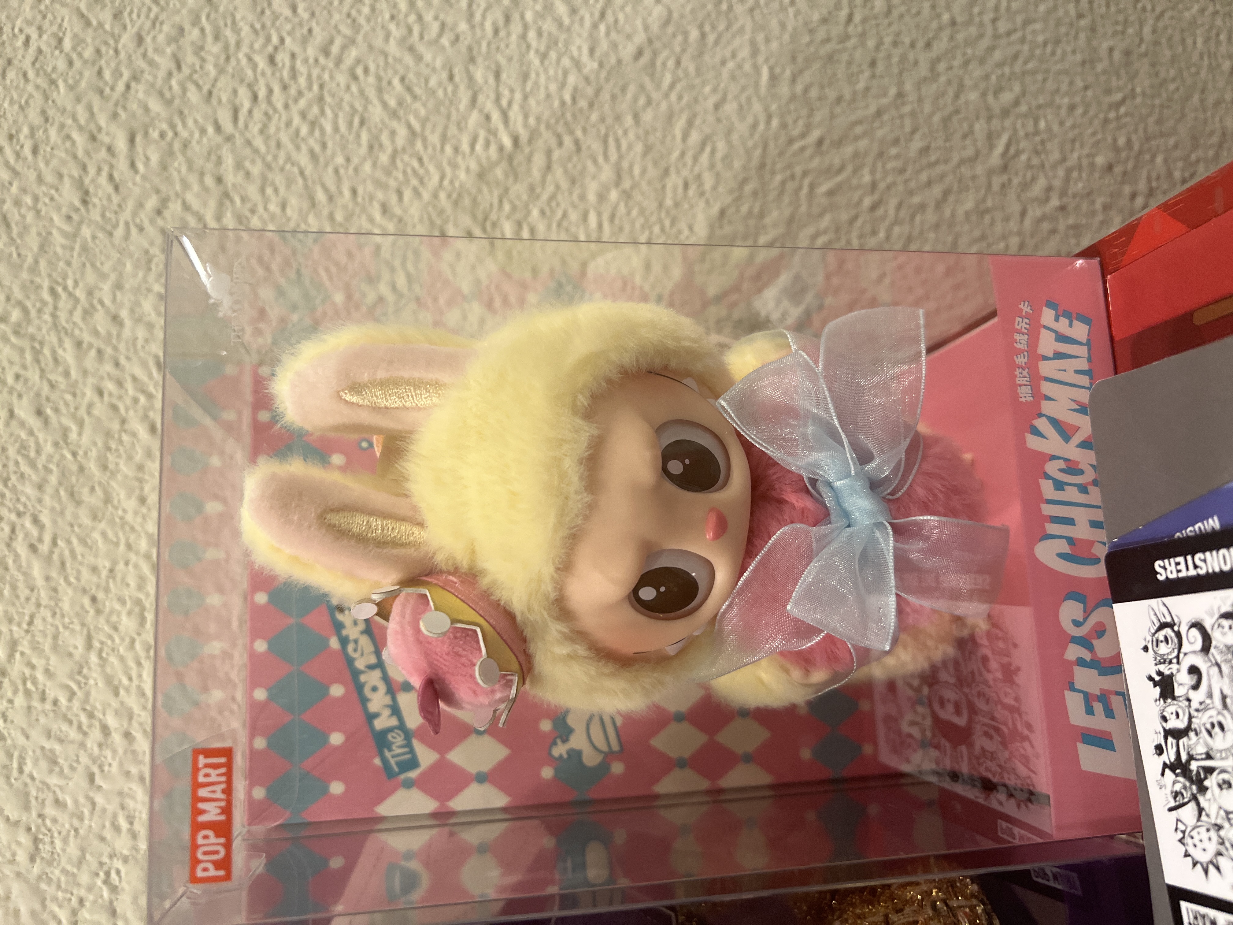 THE MONSTERS Let's Checkmate Series-Vinyl Plush Hanging Card - POP