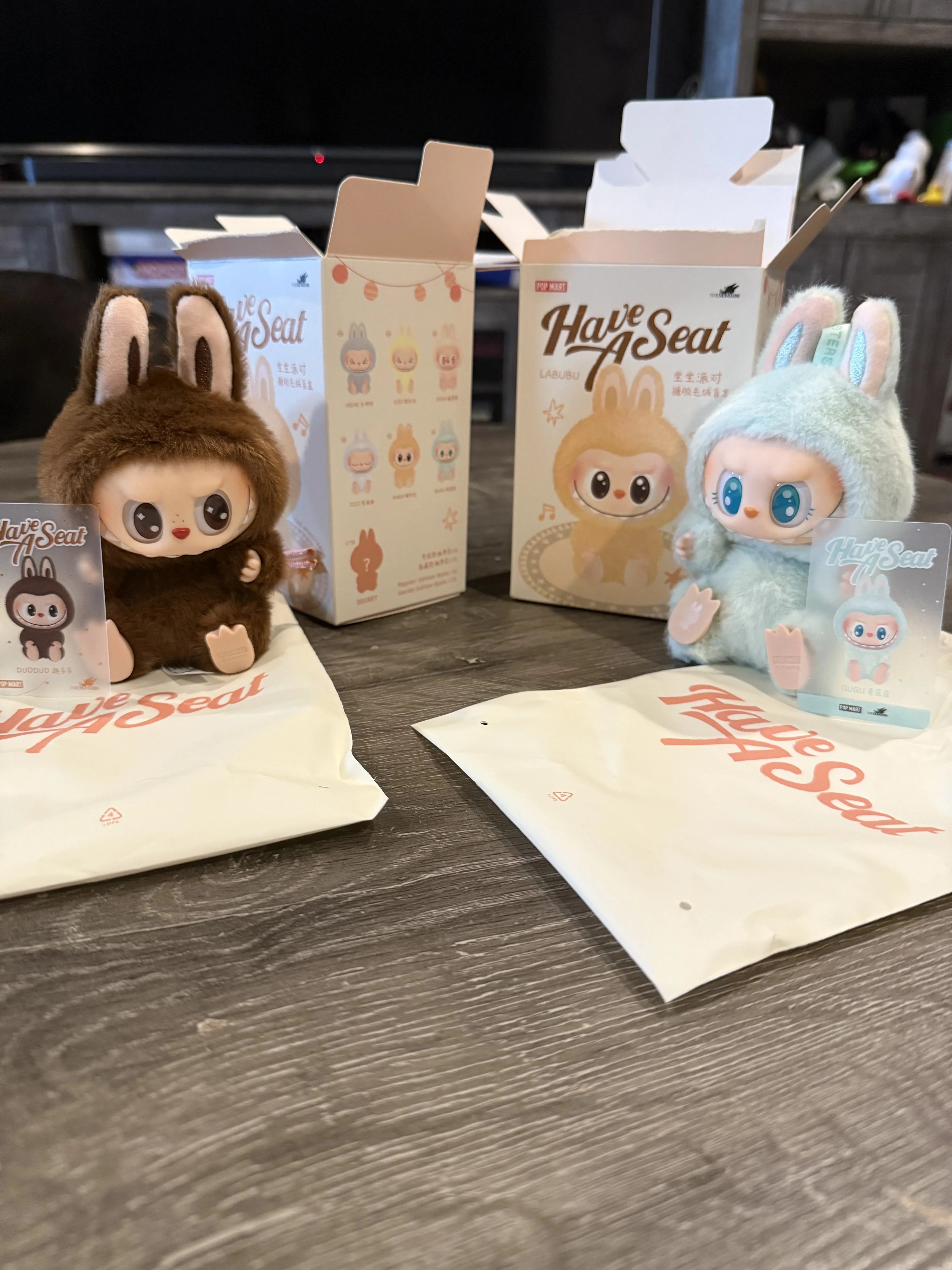 LABUBU THE MONSTERS Have a Seat 3セット POP NOW:THE MONSTERS - Have a Seat Vinyl Plush Blind Box - POP