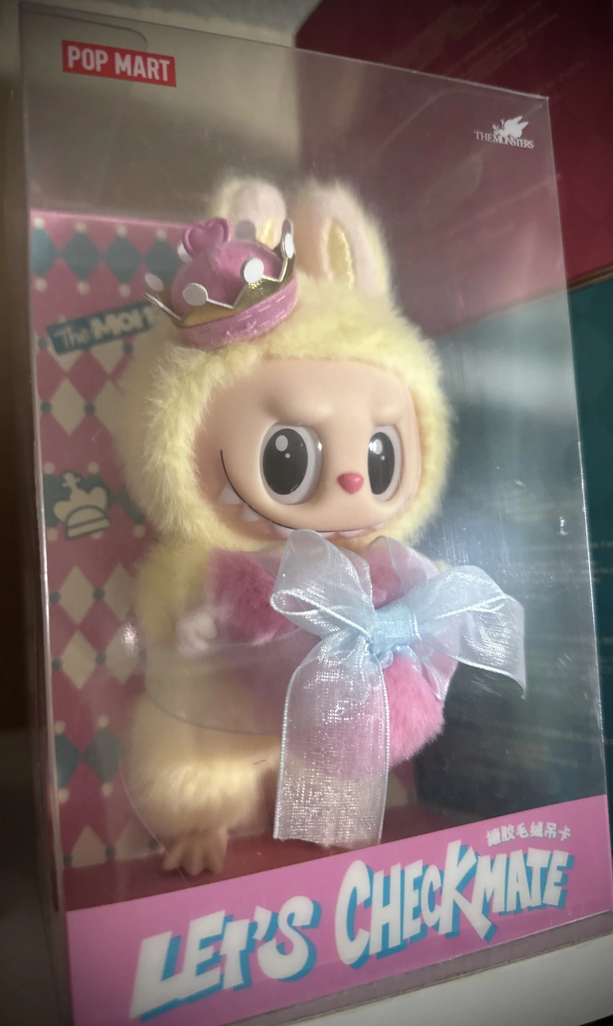 THE MONSTERS Let's Checkmate Series-Vinyl Plush Hanging Card - POP