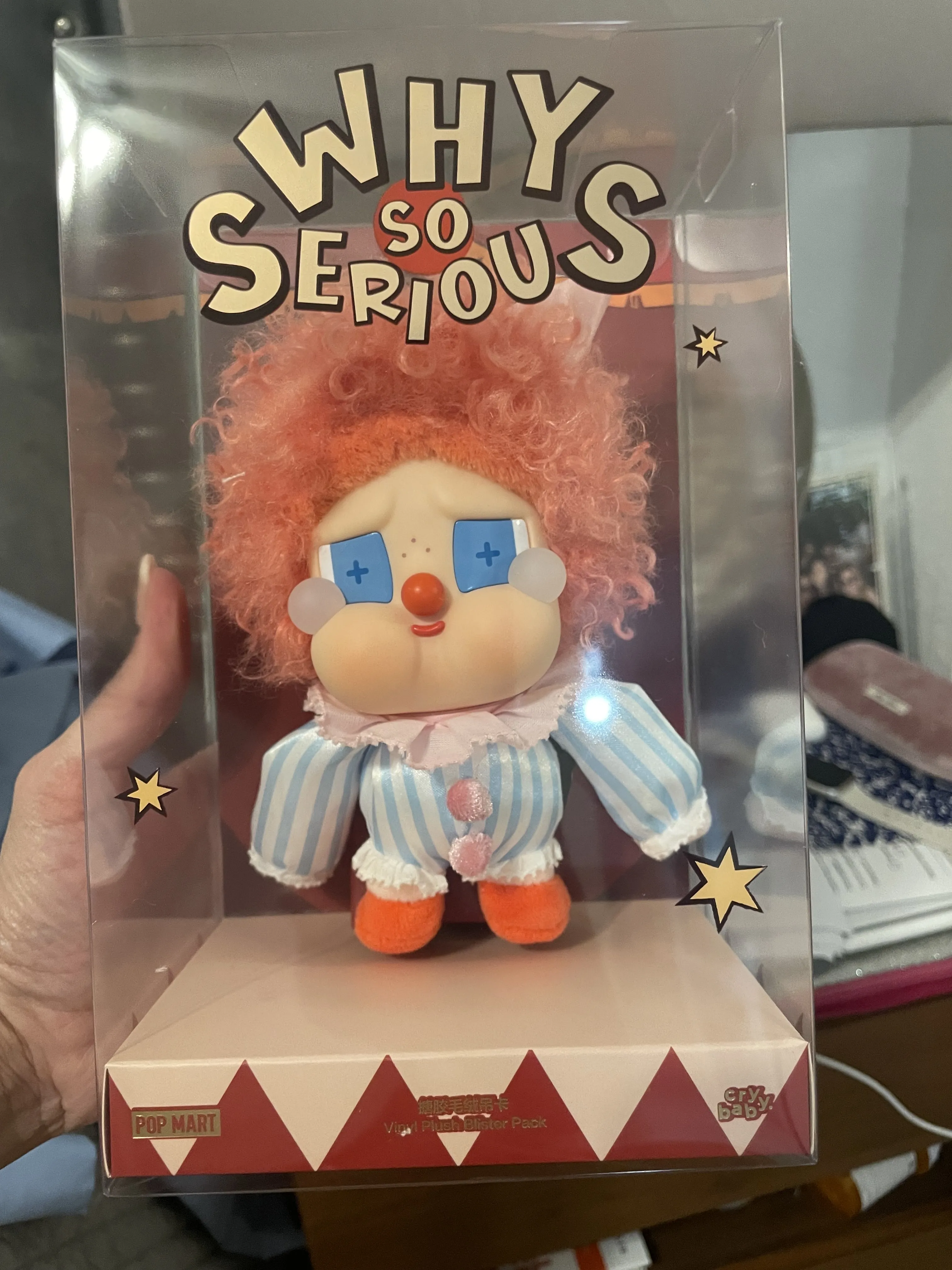 WHY SO SERIOUS SERIES-CRYBABY Vinyl Plush Blister Pack - POP MART