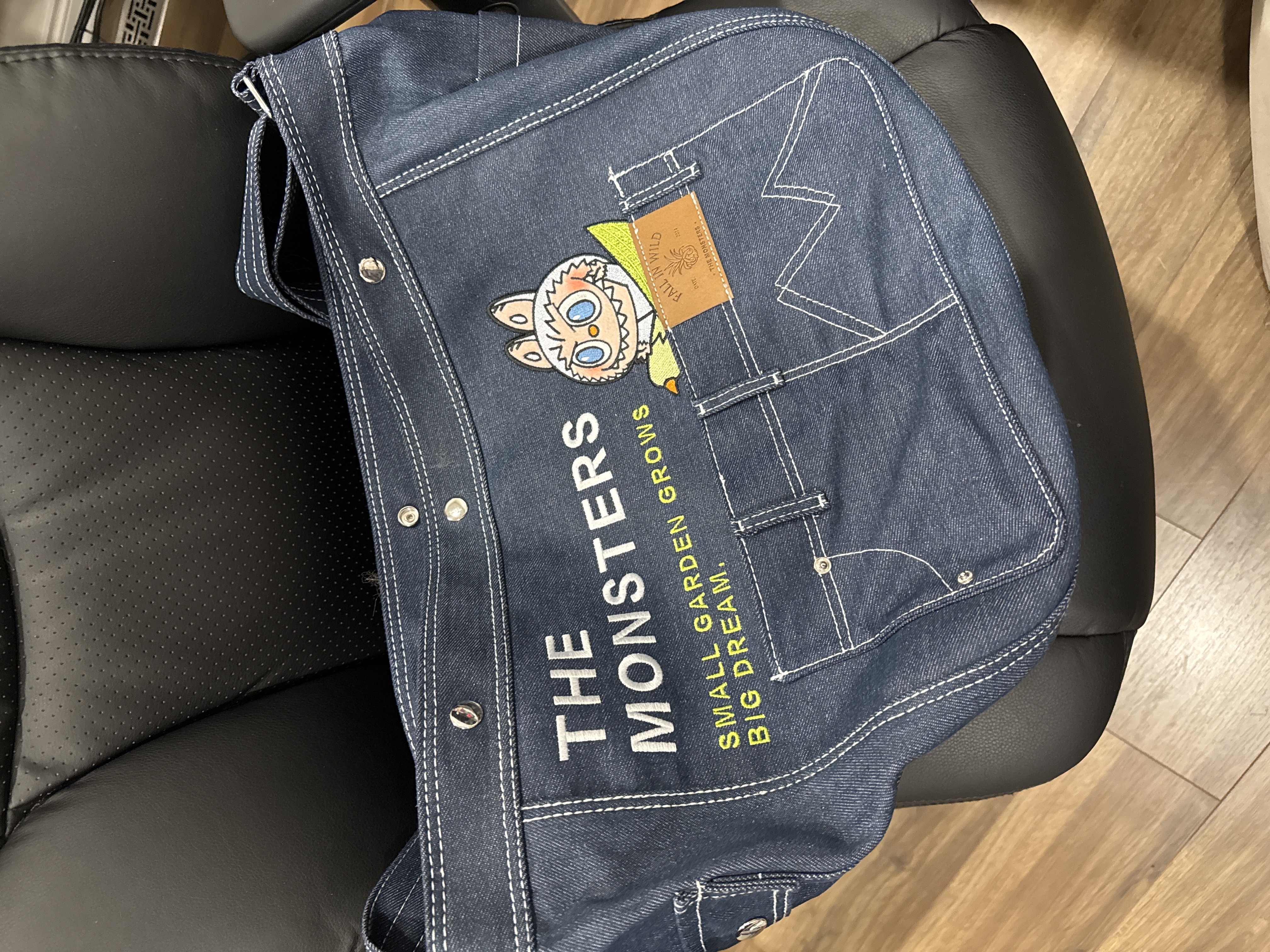 THE MONSTERS FALL IN WILD SERIES-Denim Messenger Bag - POP MART