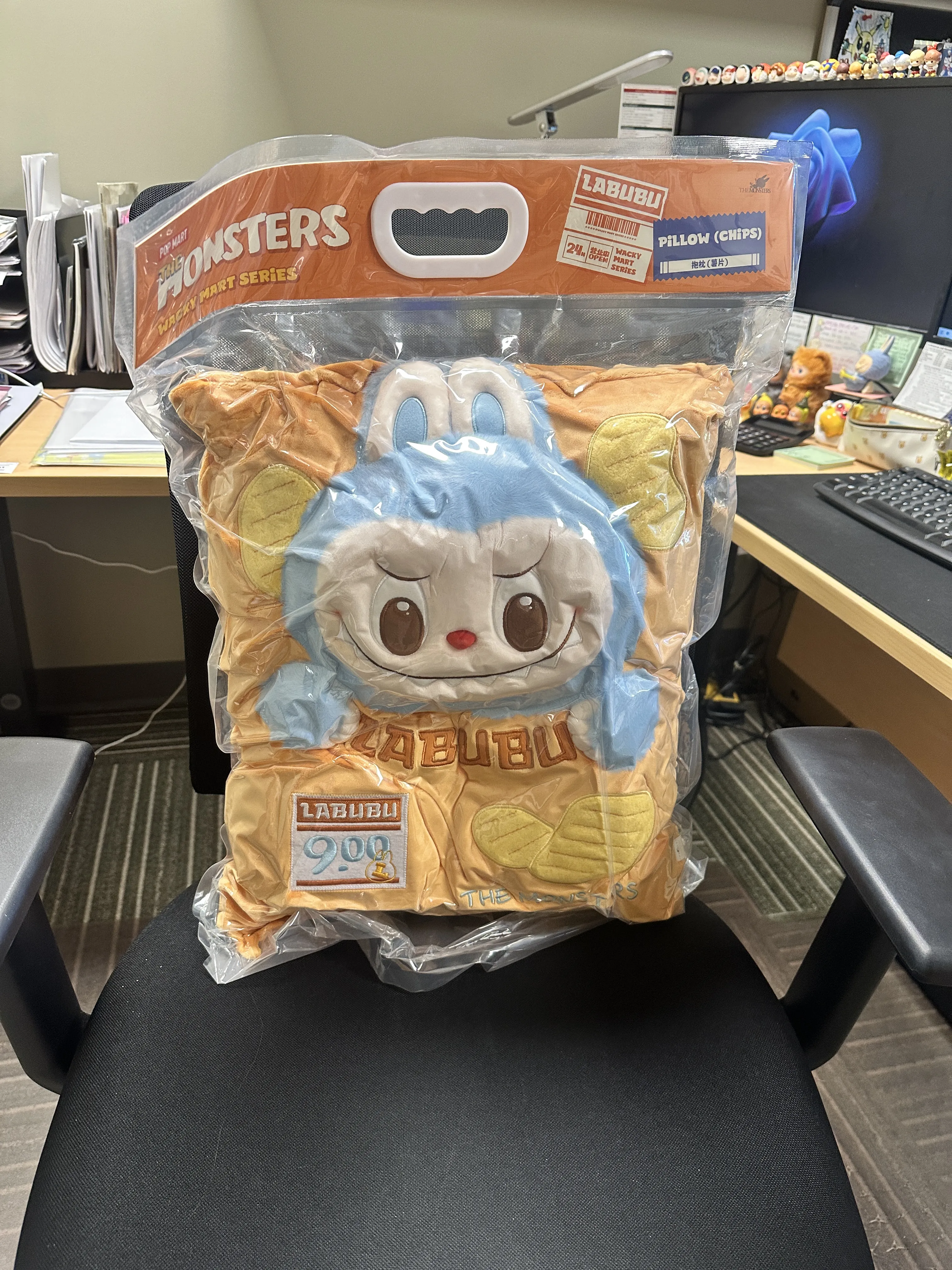 THE MONSTERS Wacky Mart Series-Pillow (Chips) - POP MART (Canada)