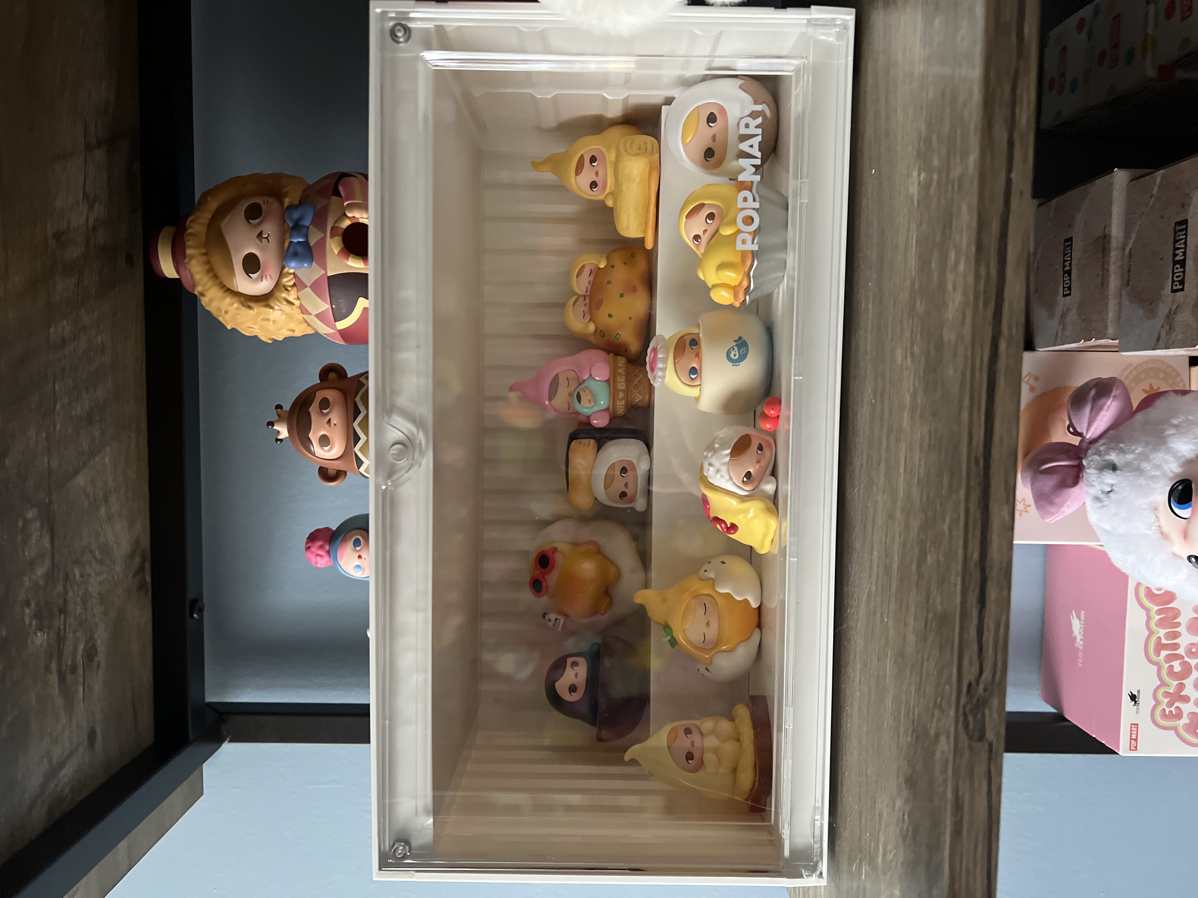 POP MART Luminous Display Container (White&Yellow&Pink)|POP MART