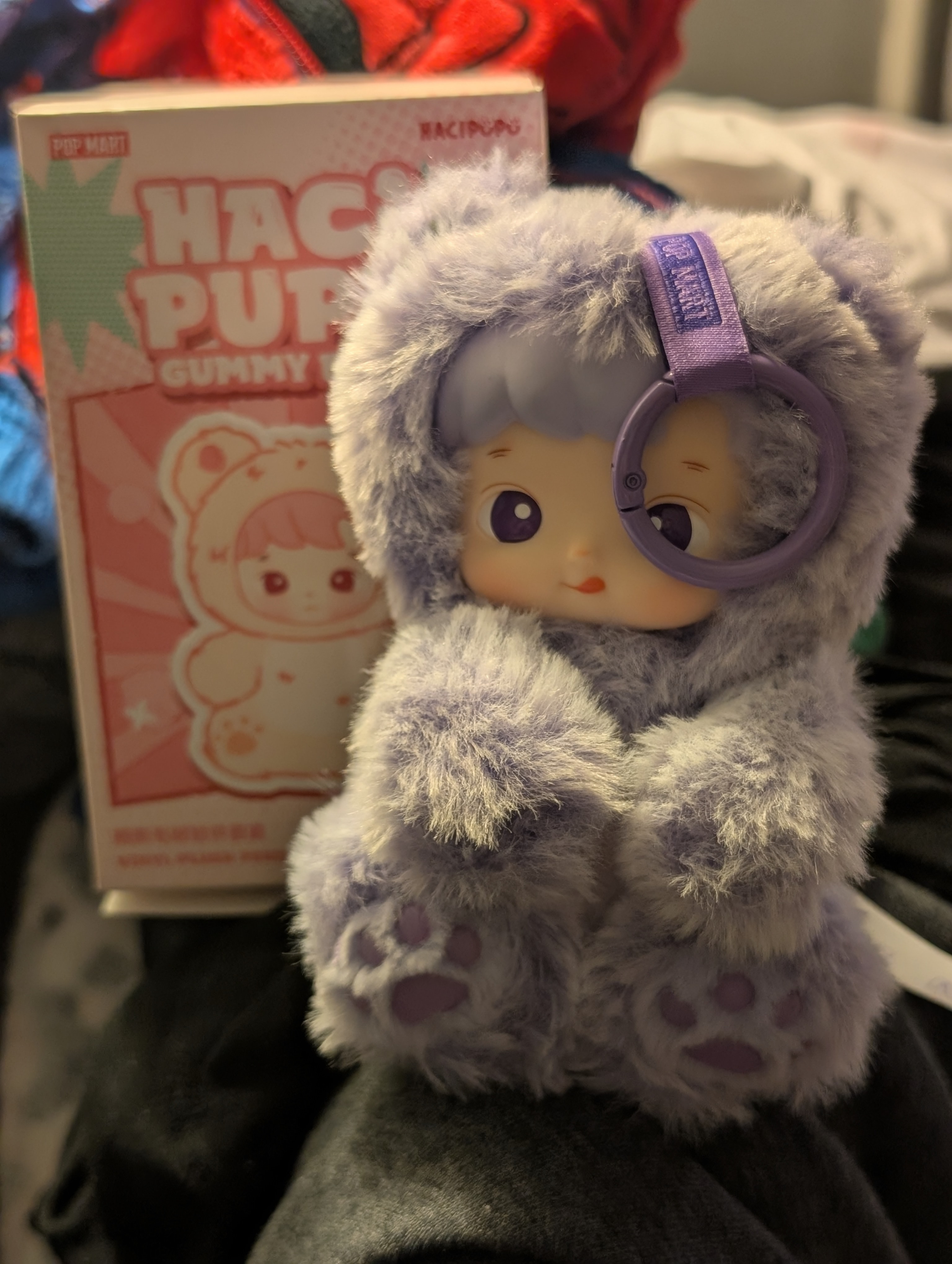 ぬいぐるみ POP MART HACI PUPU GUMMY BEAR Grape - HACIPUPU Gummy Bear - Authentic POP MART (New - Pop Now