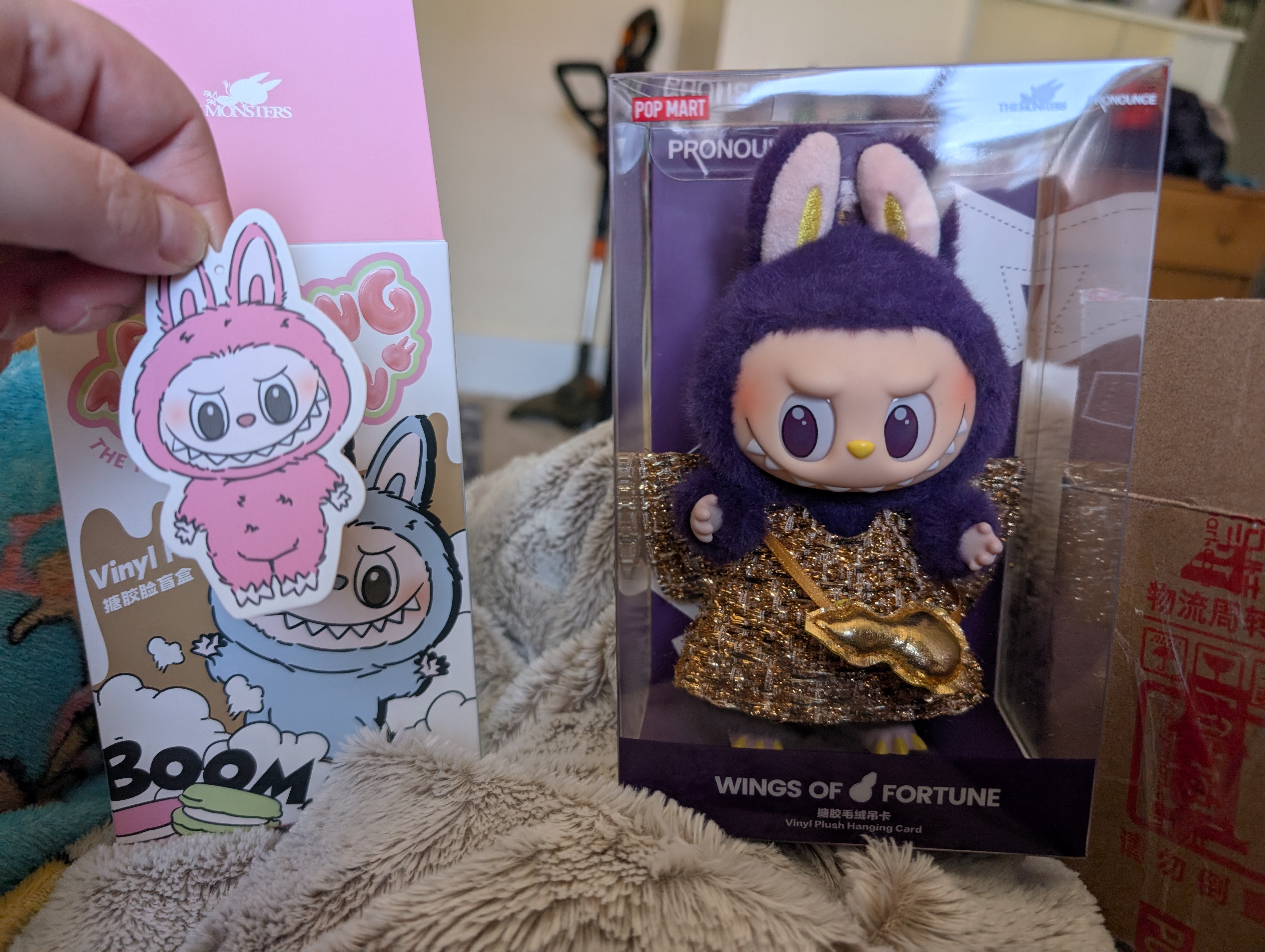 LABUBU × PRONOUNCE - WINGS OF FORTUNE Vinyl Plush Hanging Card