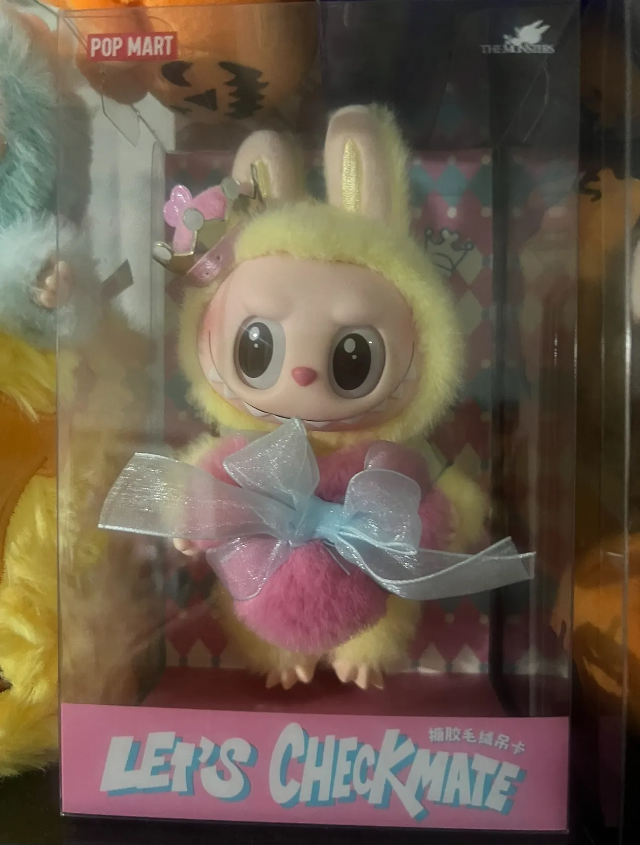 THE MONSTERS Let's Checkmate Series-Vinyl Plush Hanging Card - POP