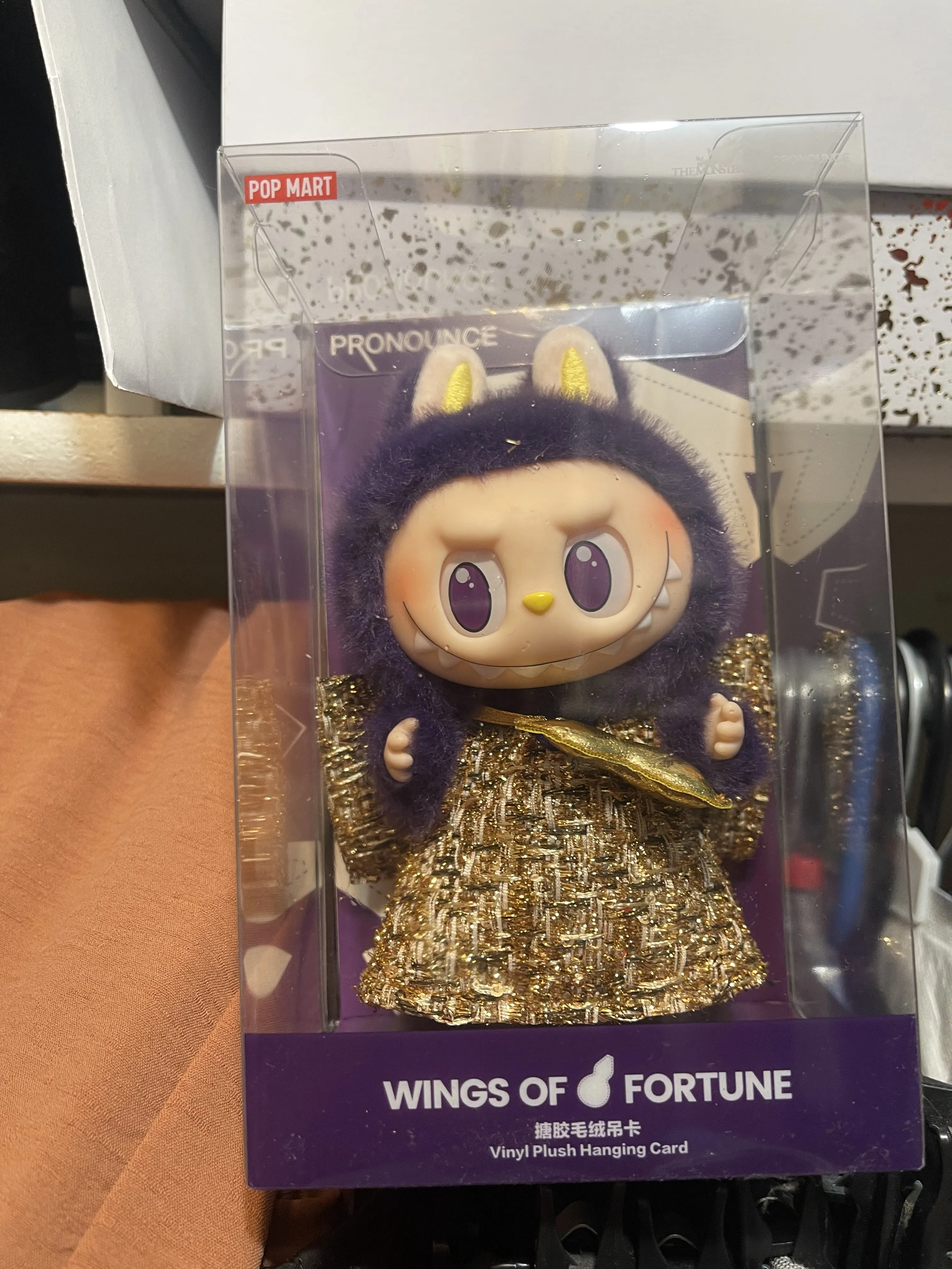 LABUBU × PRONOUNCE - WINGS OF FORTUNE Vinyl Plush Hanging Card