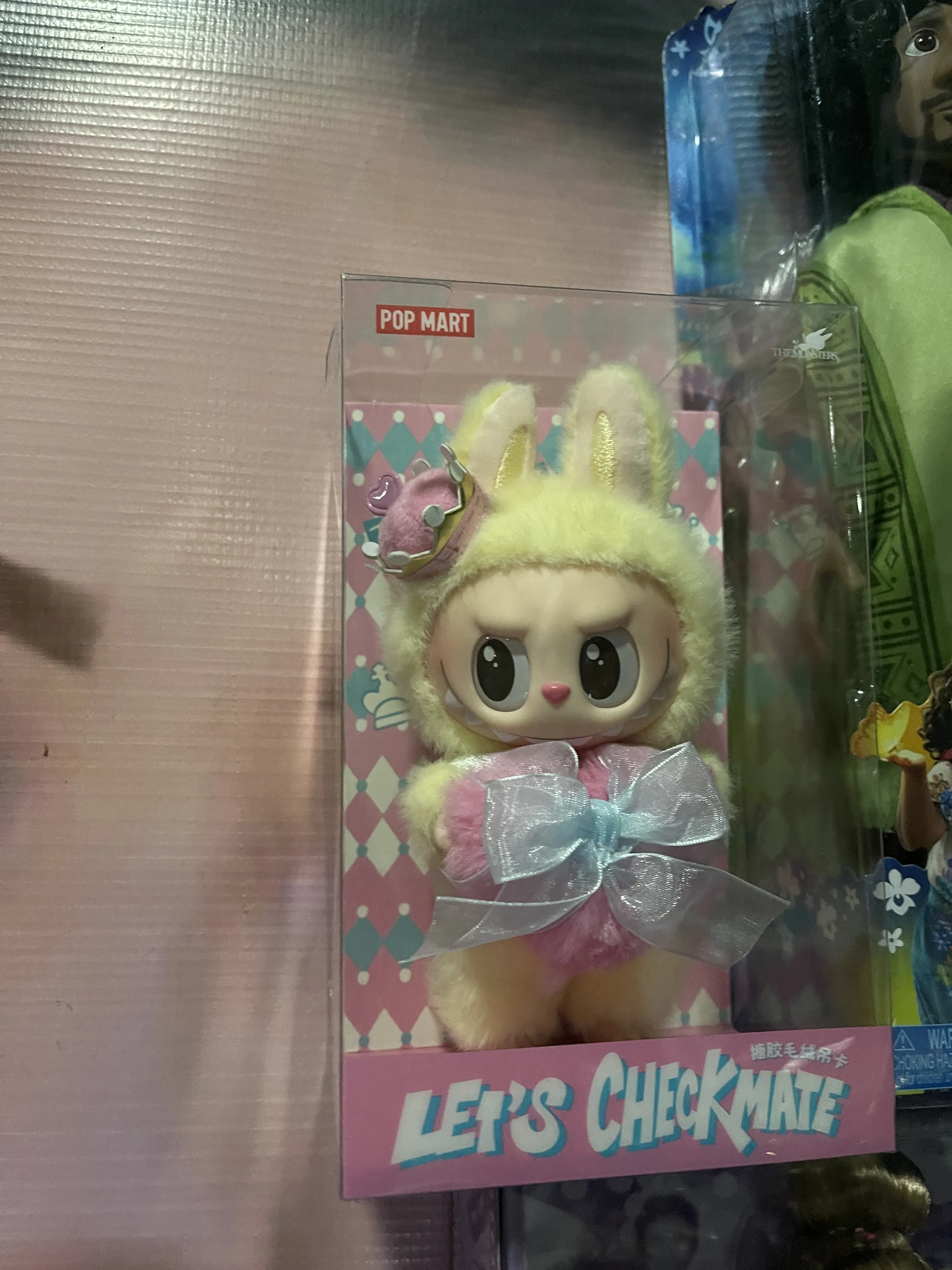 THE MONSTERS Let's Checkmate Series-Vinyl Plush Hanging Card - POP