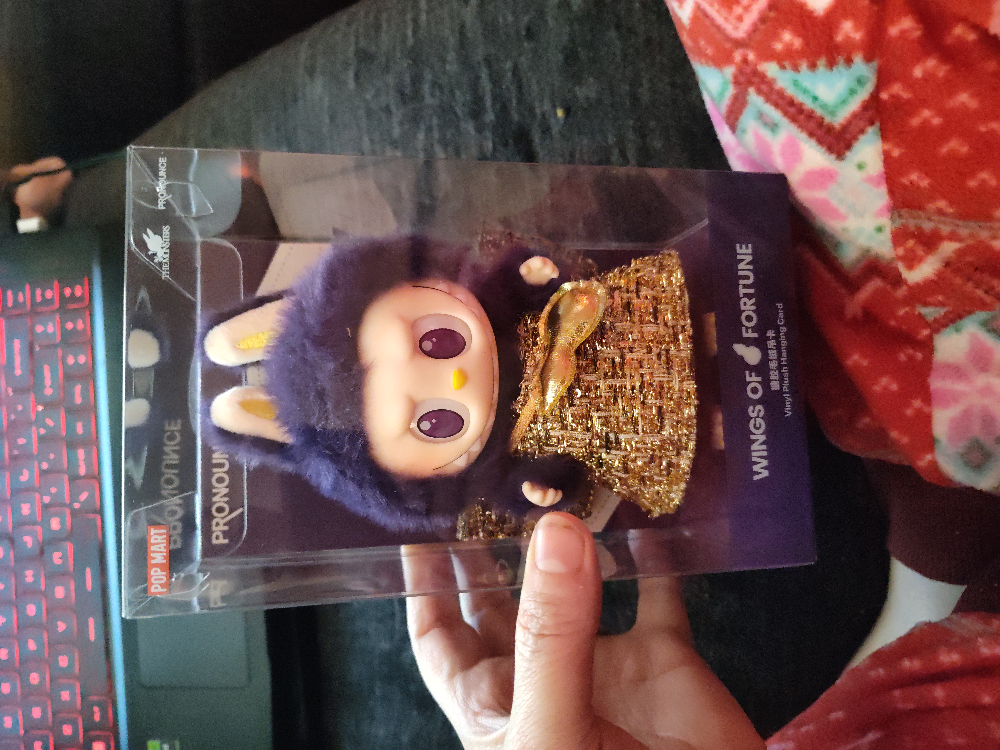 LABUBU × PRONOUNCE - WINGS OF FORTUNE Vinyl Plush Hanging Card